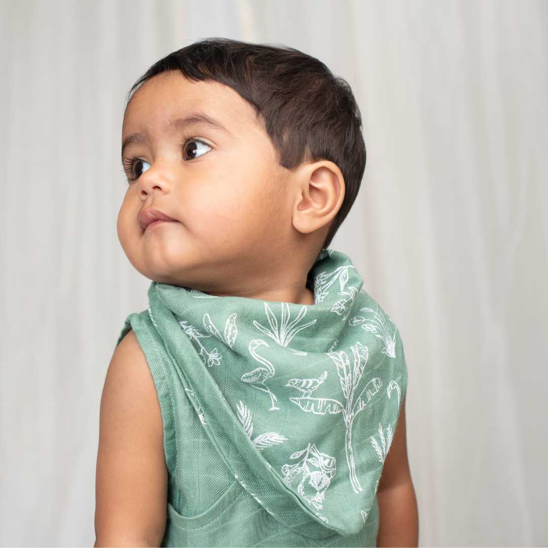 bandana bib+wash cloth