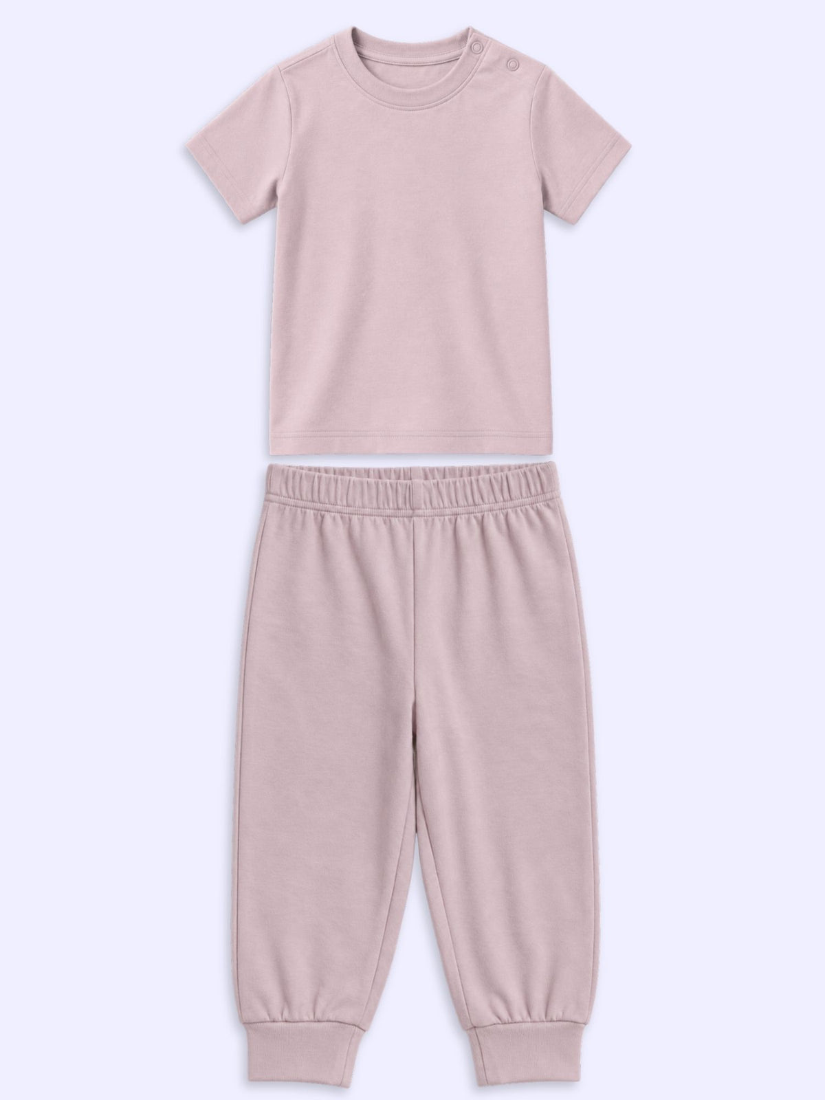 bamboo knit short sleeve top & bottom set | 3 pairs