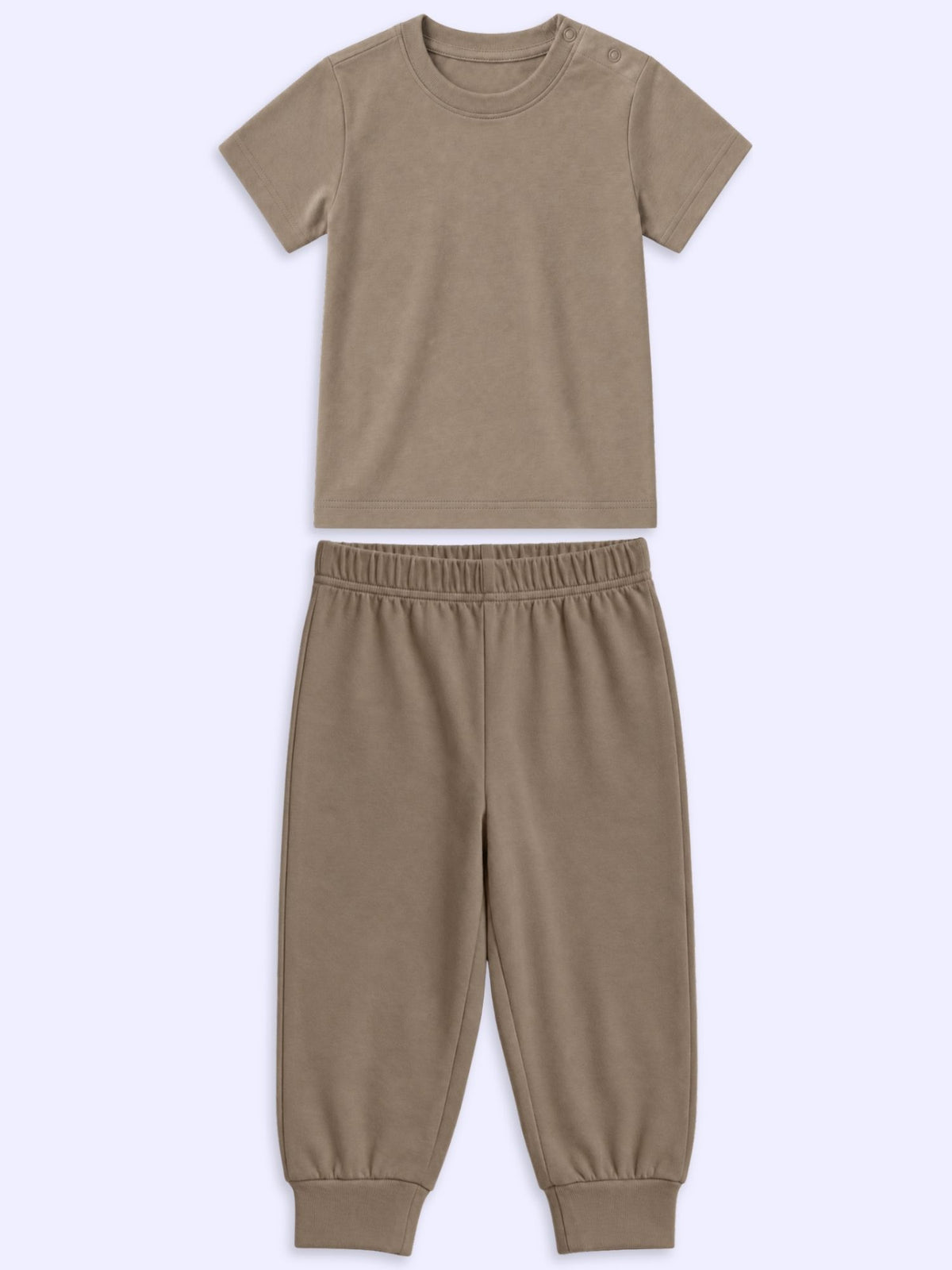 bamboo knit short sleeve top & bottom set | 3 pairs