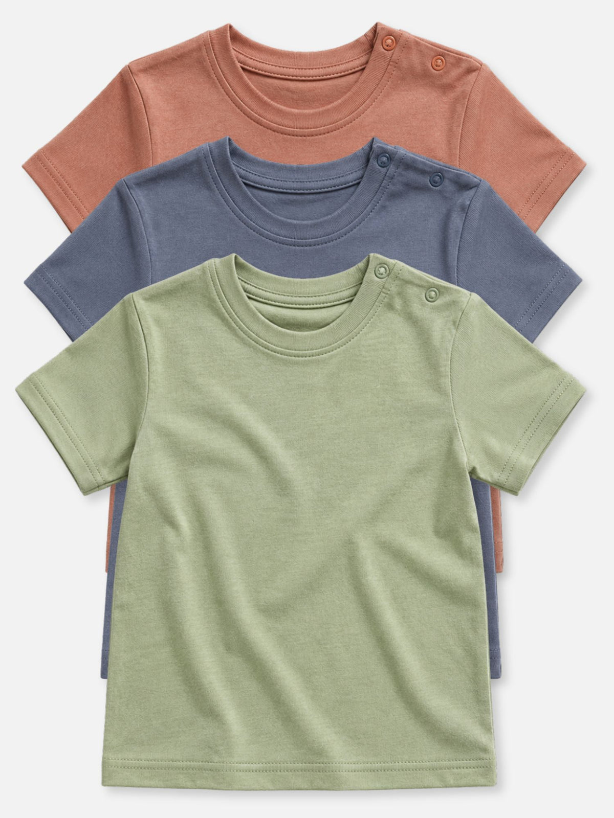 bamboo knit short sleeve t-shirt pack of 3