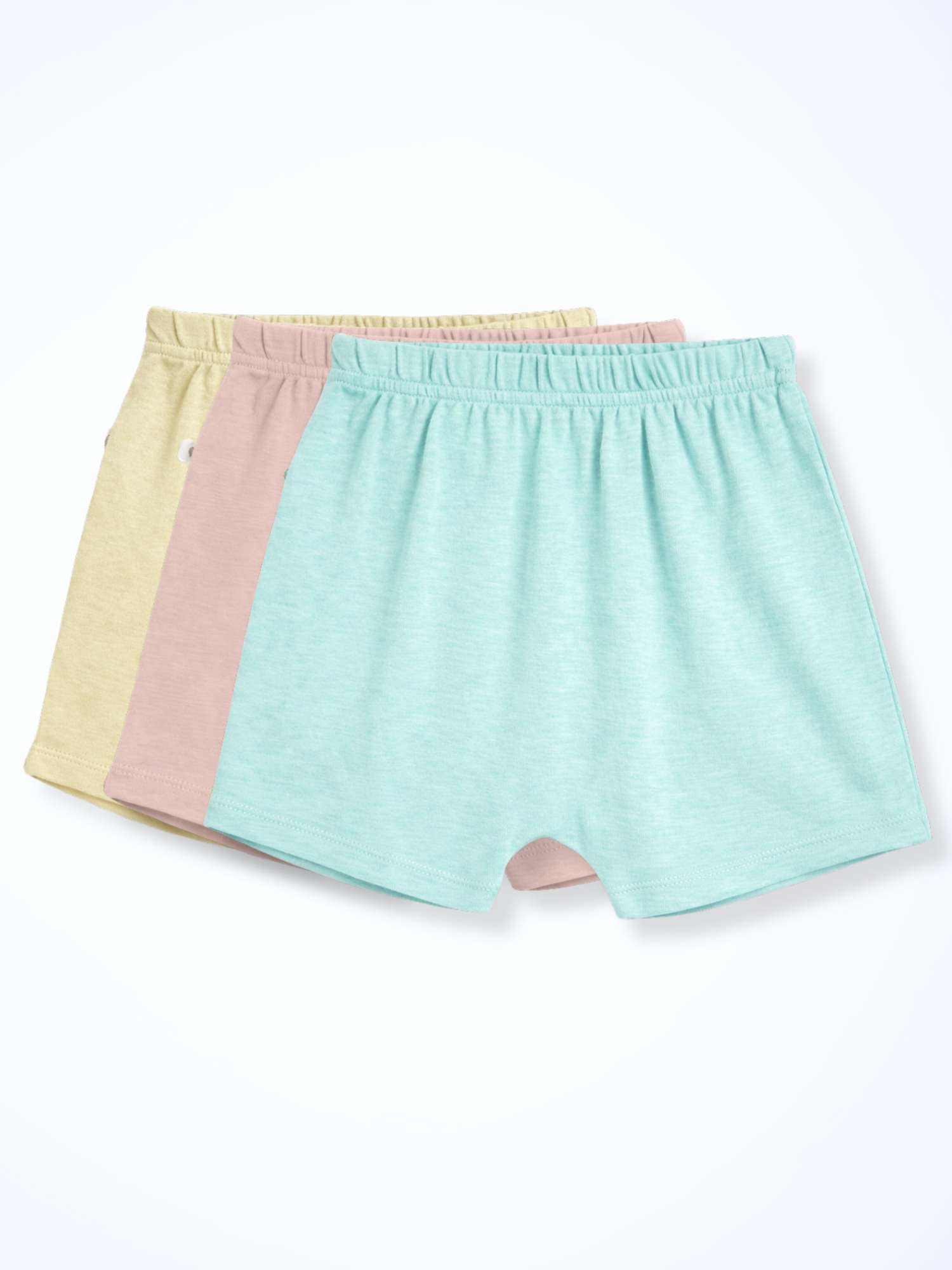 bamboo knit shorts pack of 3