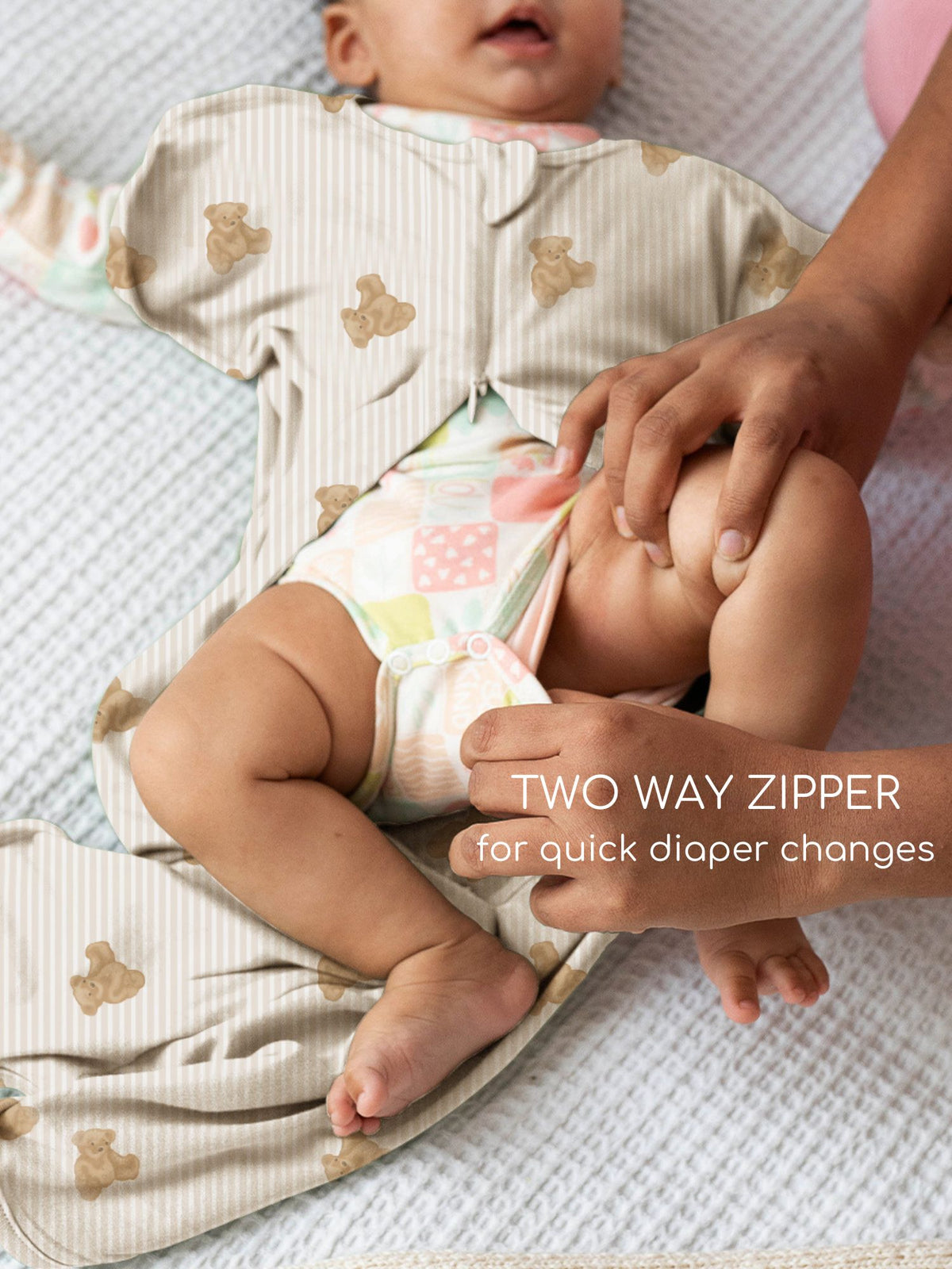 bamboo UPZIE™ swaddle pod