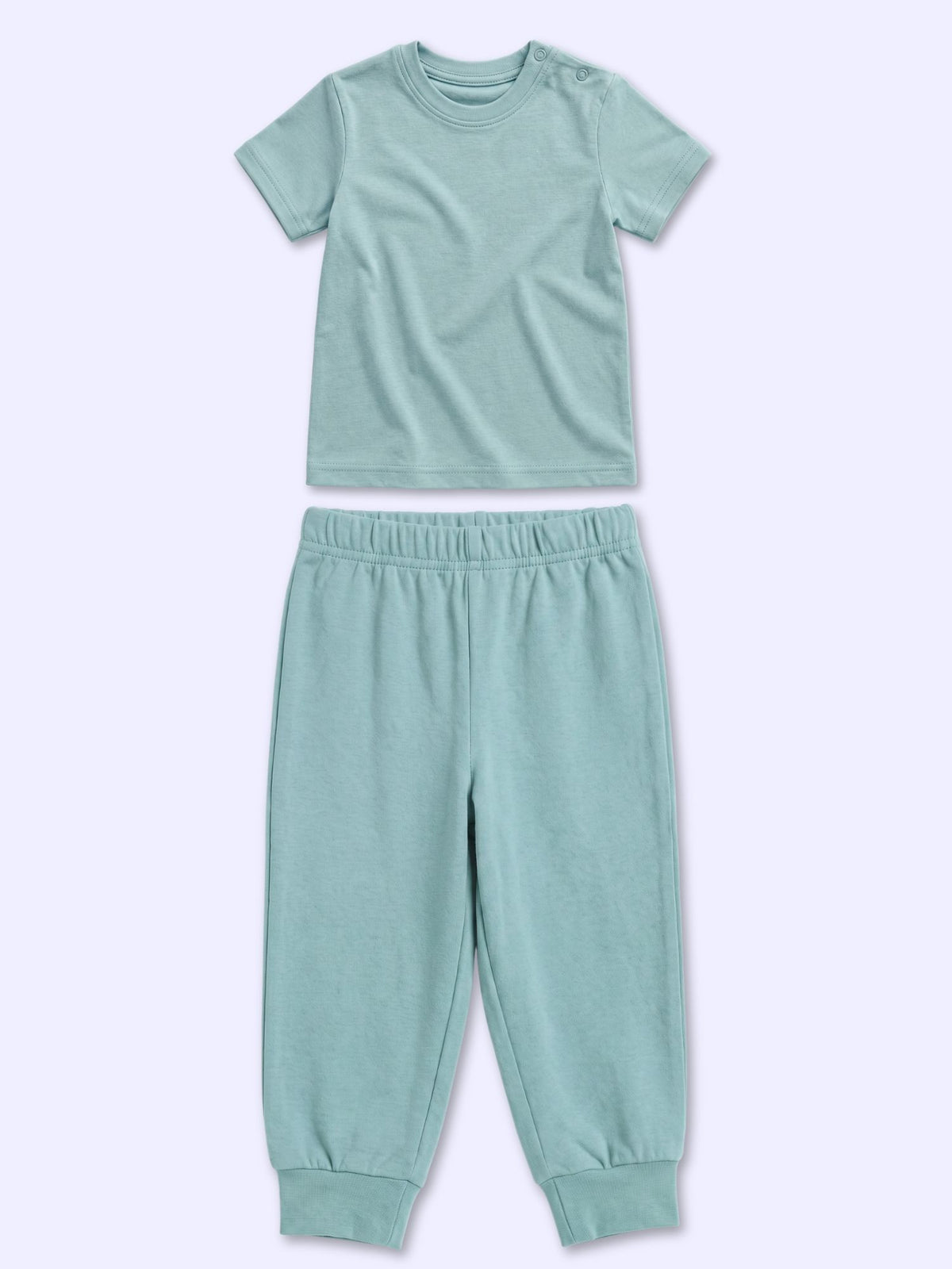 bamboo knit short sleeve top & bottom set | 3 pairs