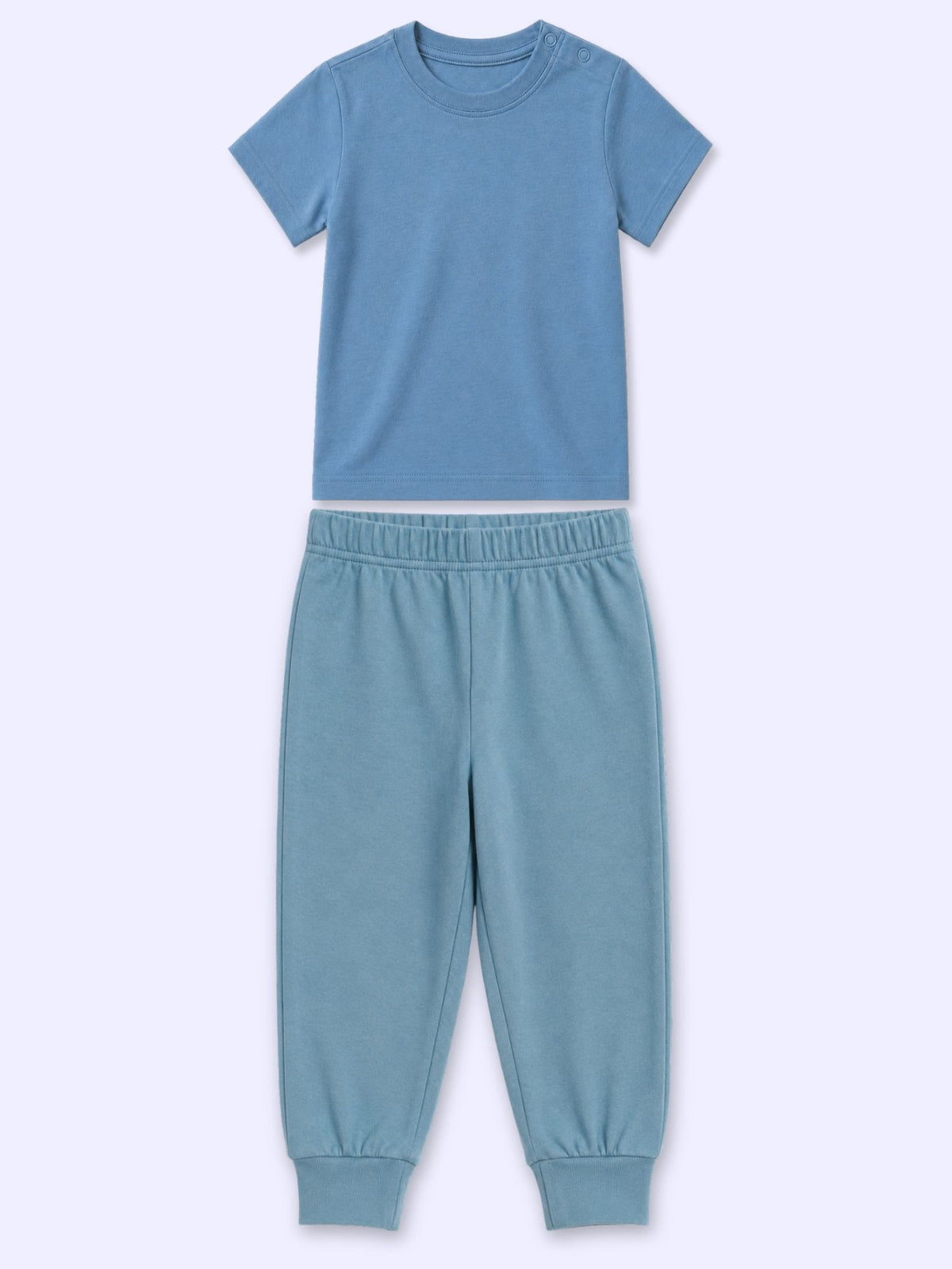 bamboo knit short sleeve top & bottom set | 3 pairs