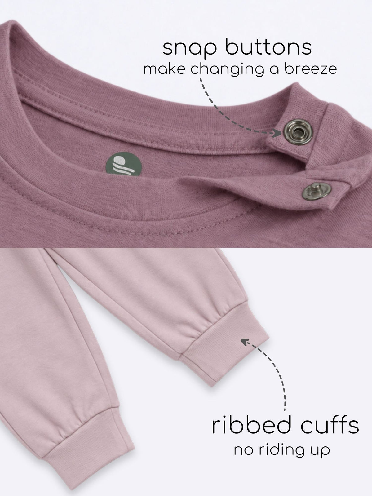 bamboo knit short sleeve top & bottom set | 3 pairs
