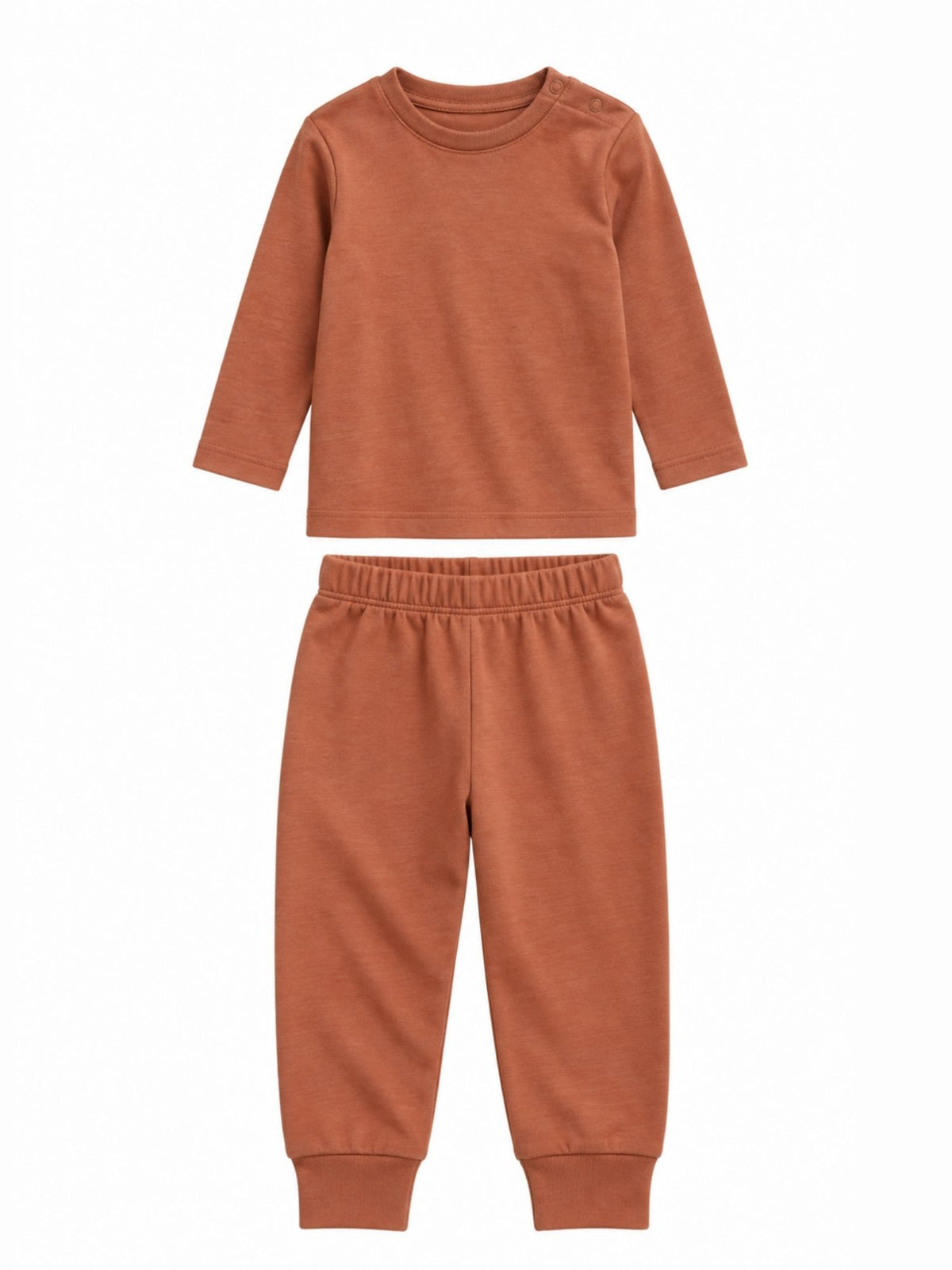 bamboo knit long sleeve top & bottom set | 3 pairs