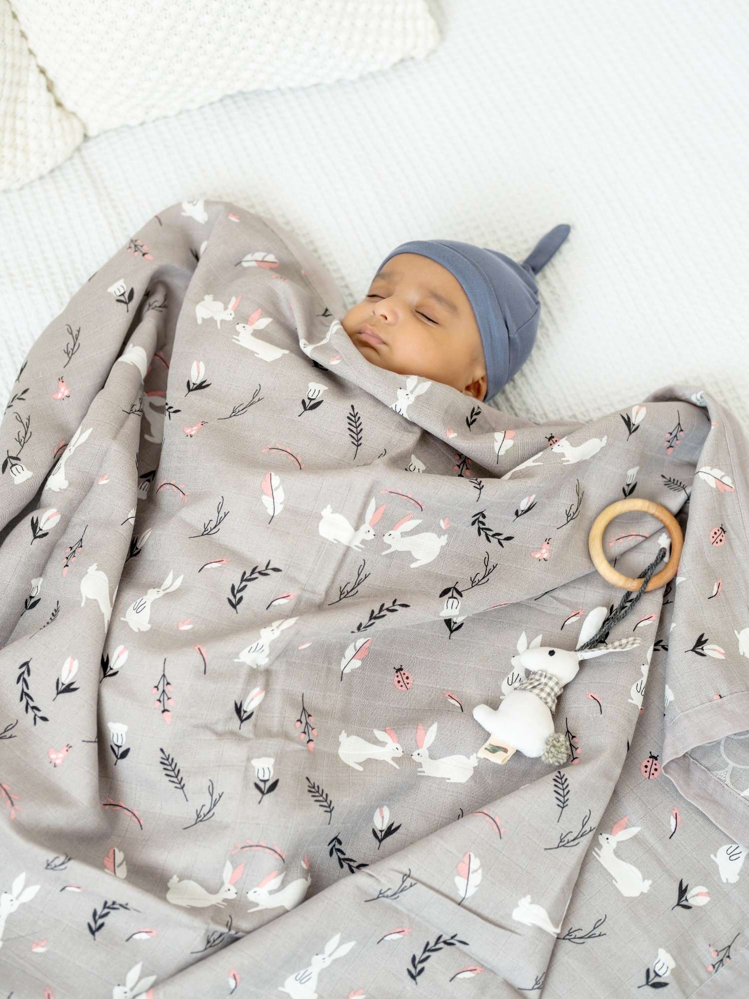 Bamboo Muslin Double Sided Baby Blanket