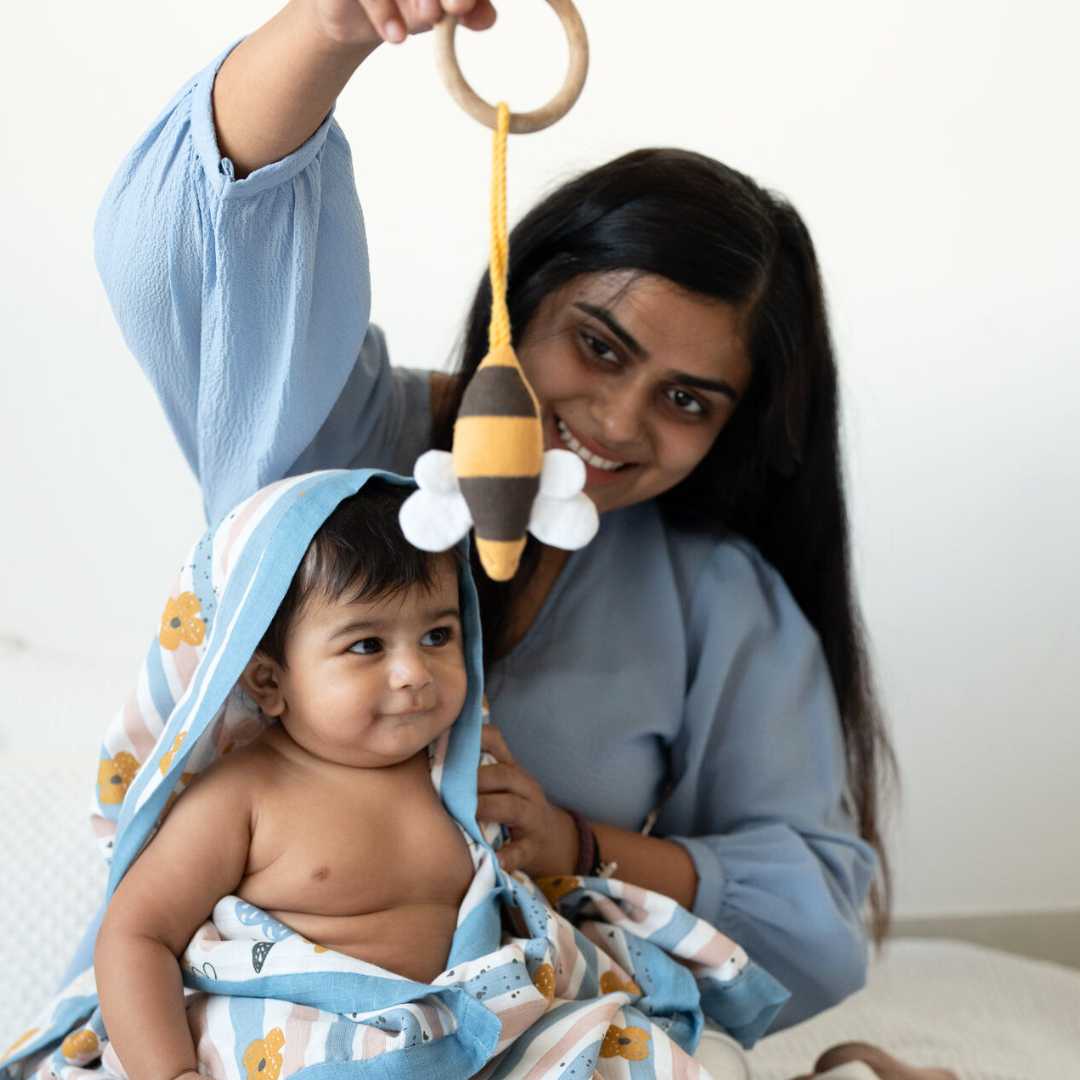 cotton soft toy + teether