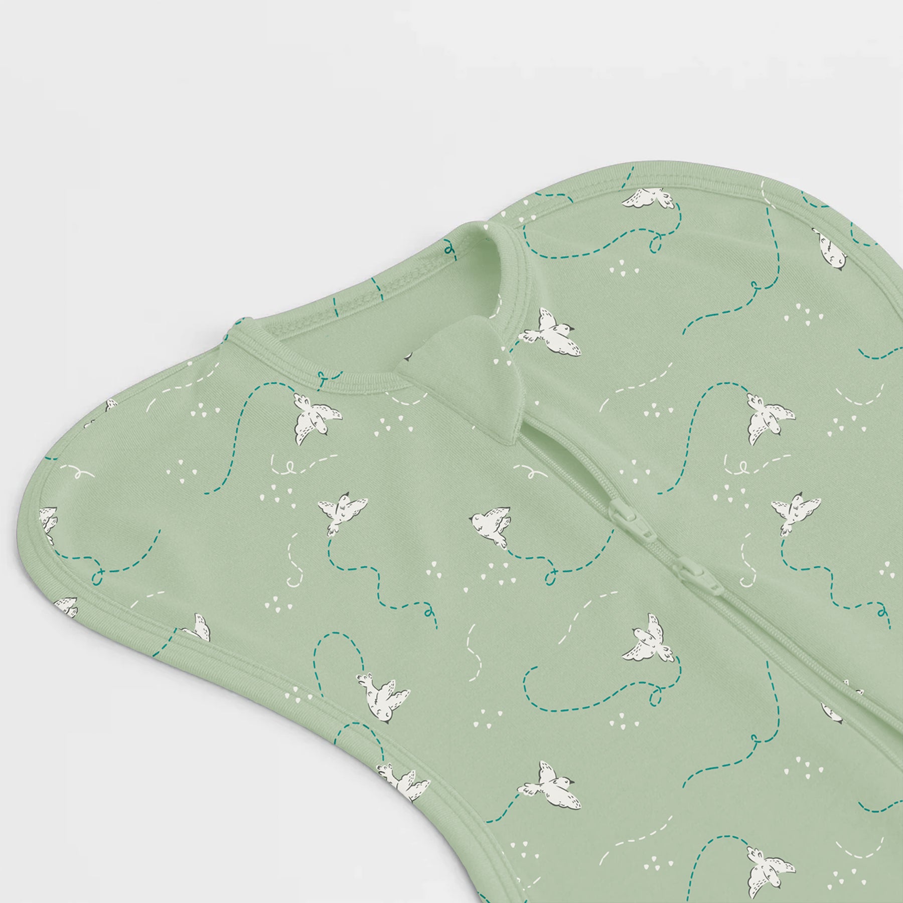 bamboo hands up swaddle pod for baby - prints
