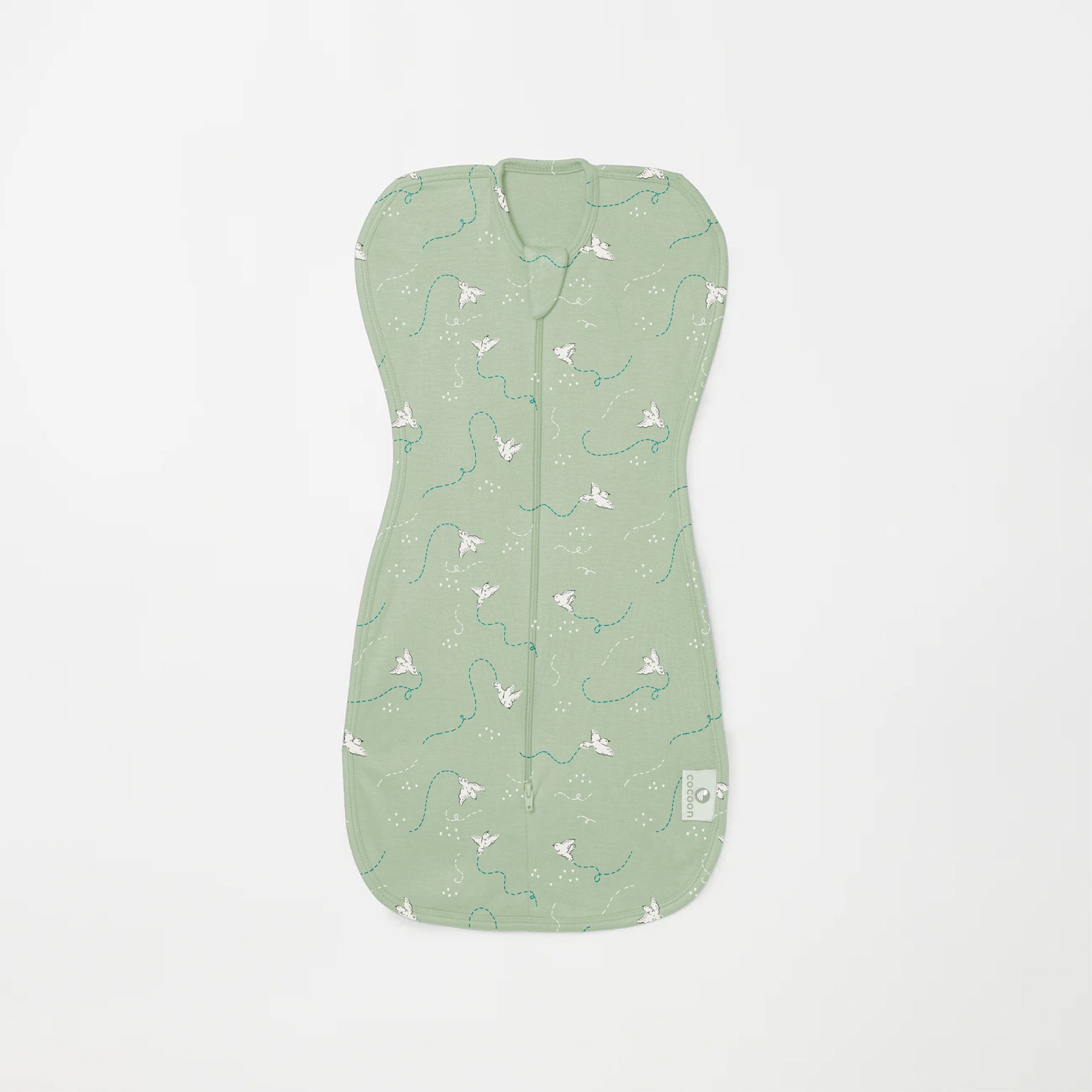 bamboo hands up swaddle pod for baby - prints