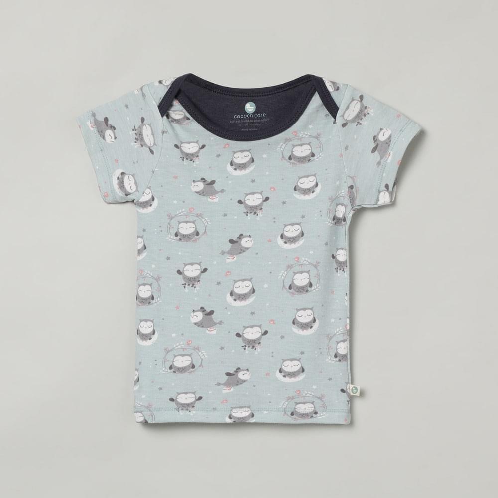 Printed & Plain Bamboo Baby T-Shirt