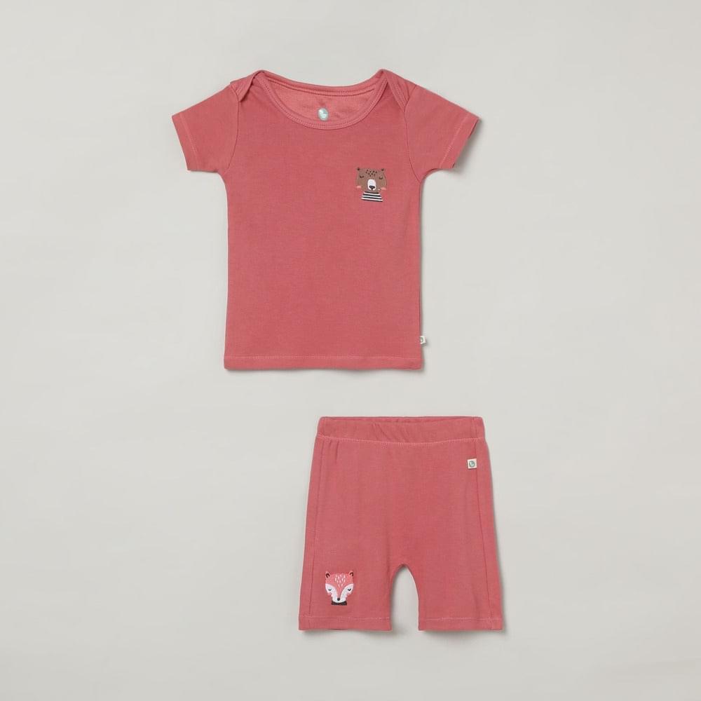 bamboo t-shirt & shorts set
