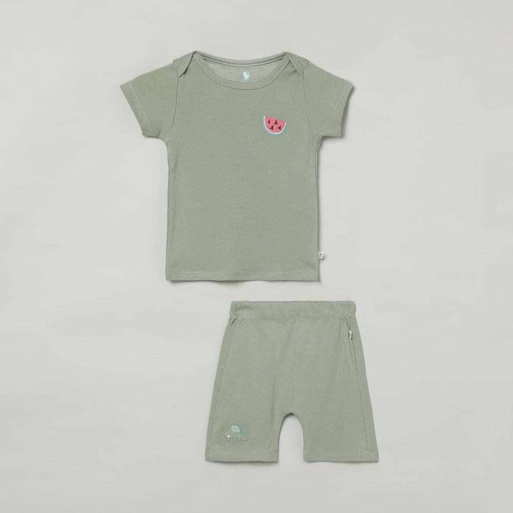 bamboo t-shirt & shorts set