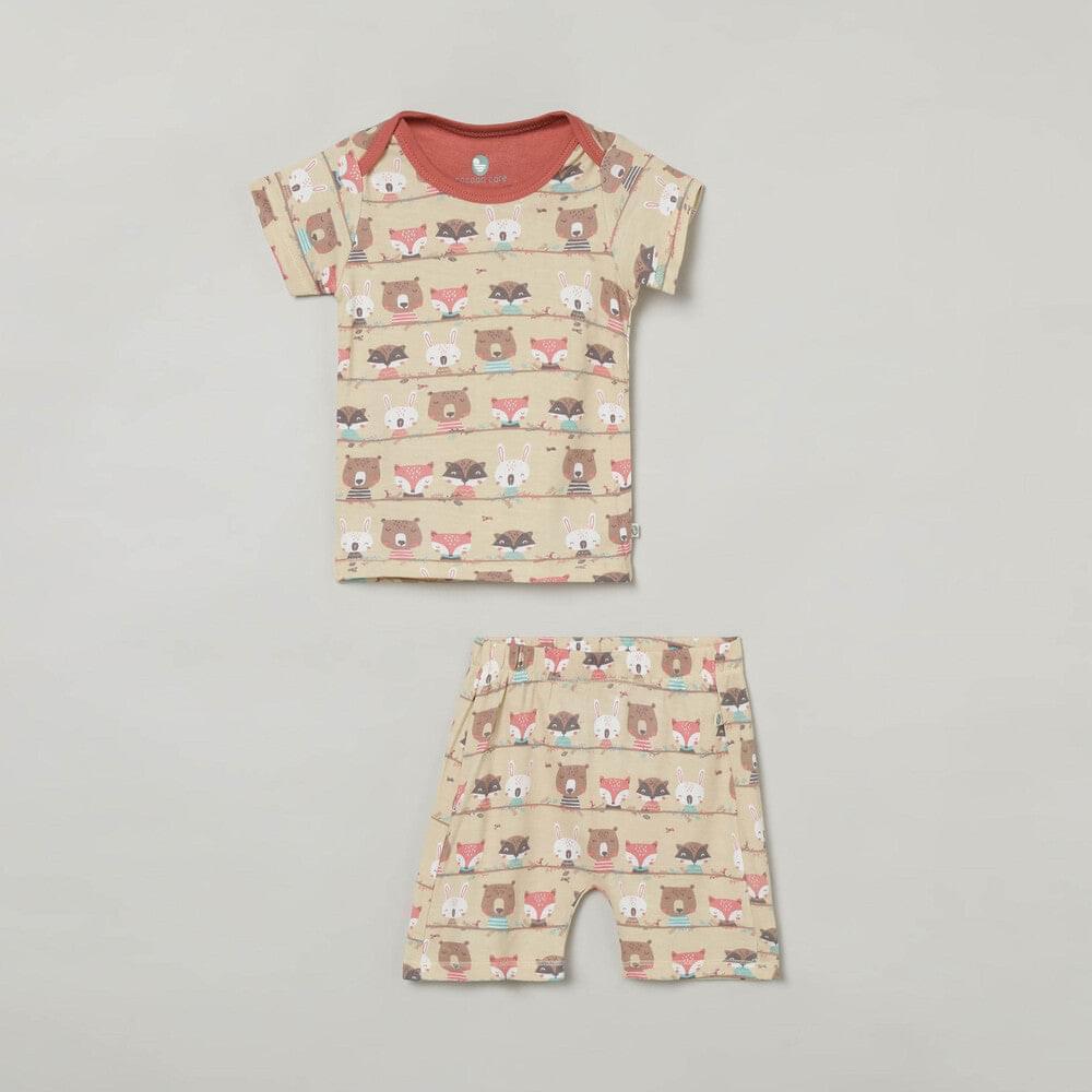 bamboo t-shirt & shorts set