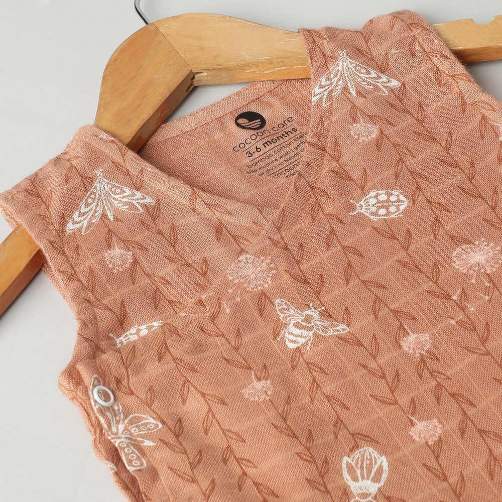 bamboo muslin kimono vest