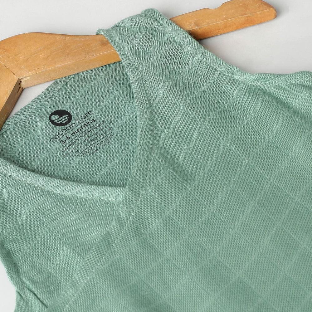 bamboo muslin kimono vest