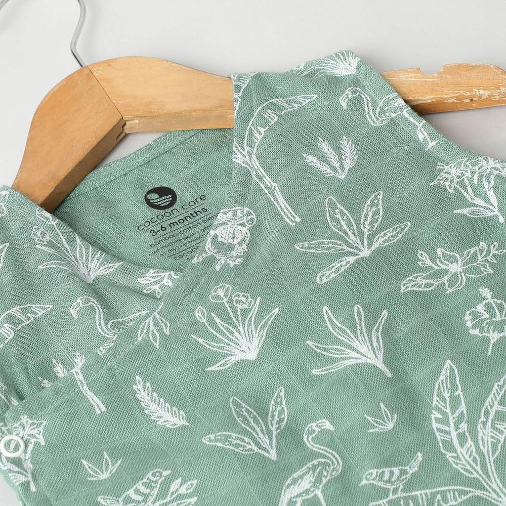 bamboo muslin kimono vest