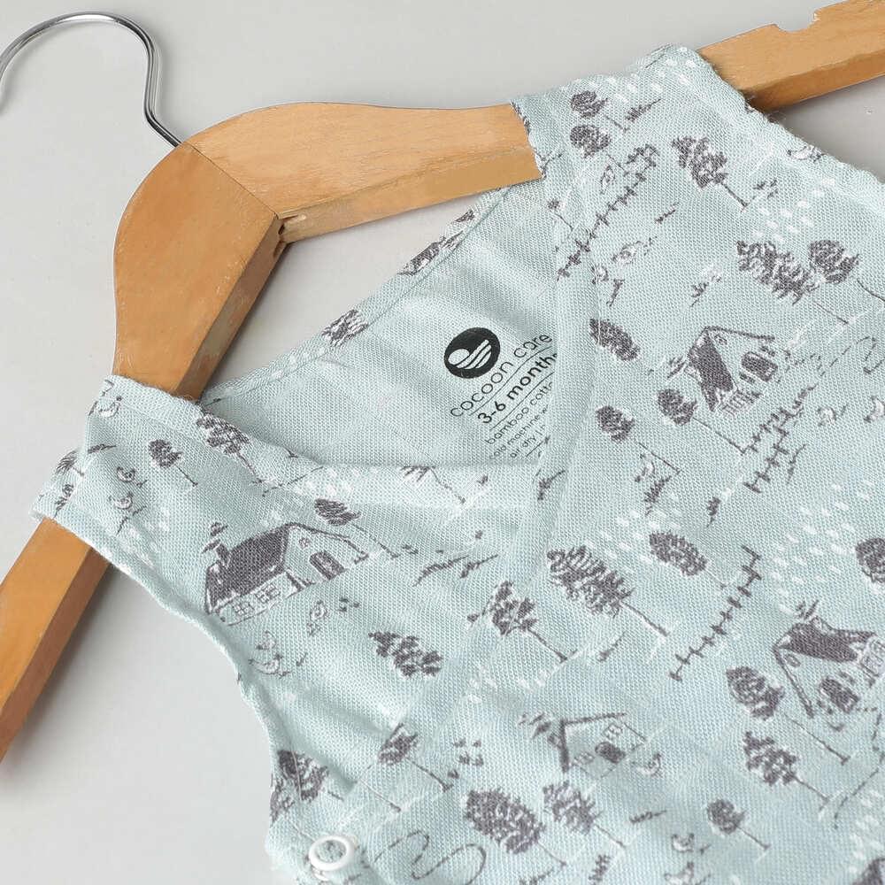 bamboo muslin kimono vest