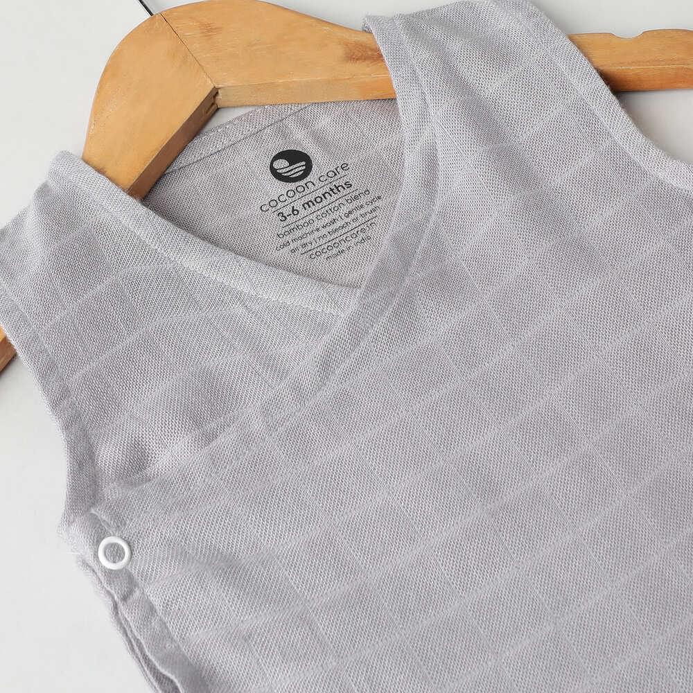 bamboo muslin kimono vest