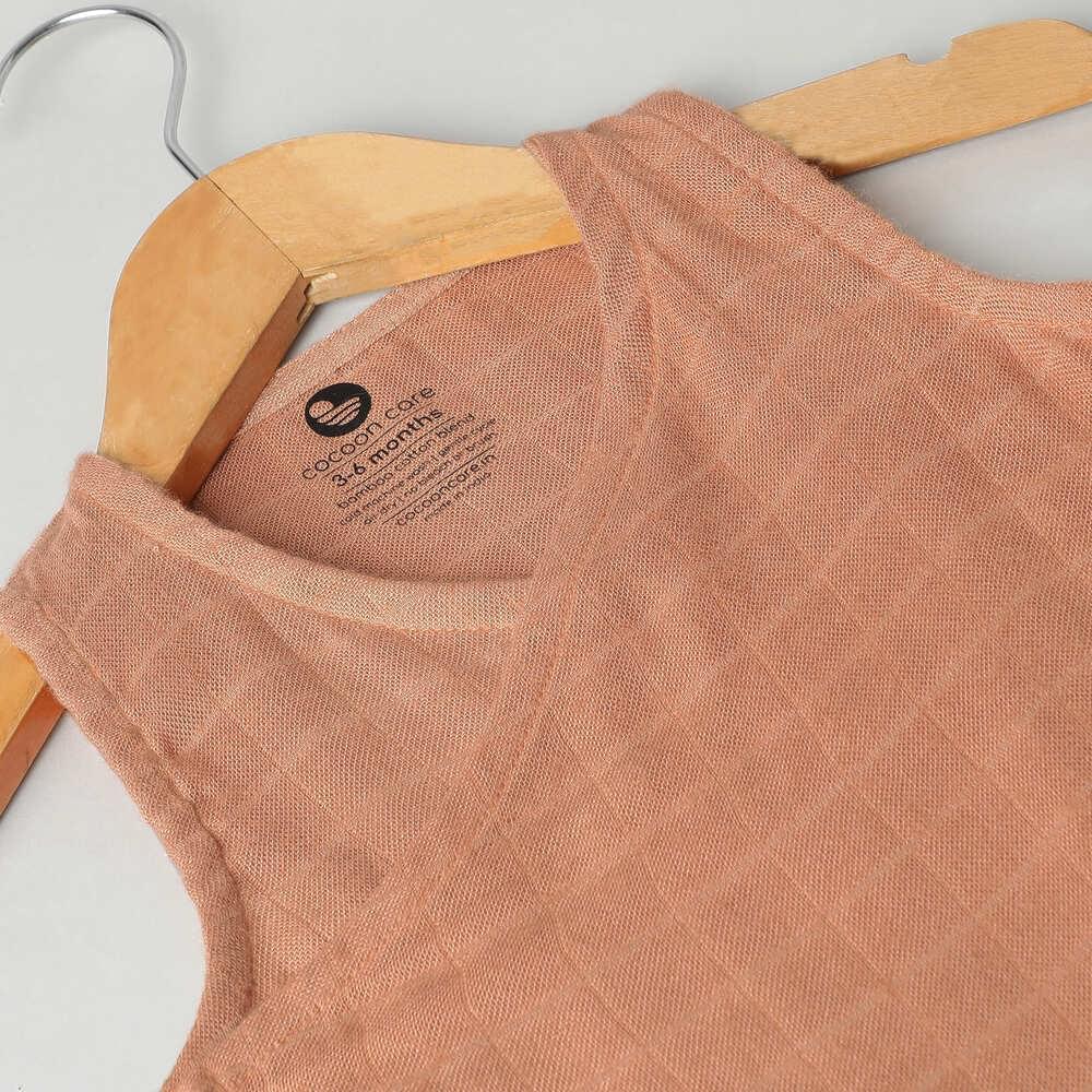 bamboo muslin kimono vest
