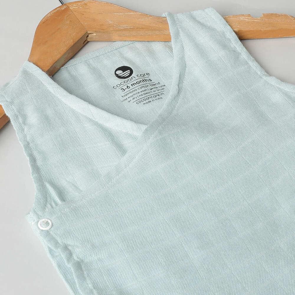 bamboo muslin kimono vest