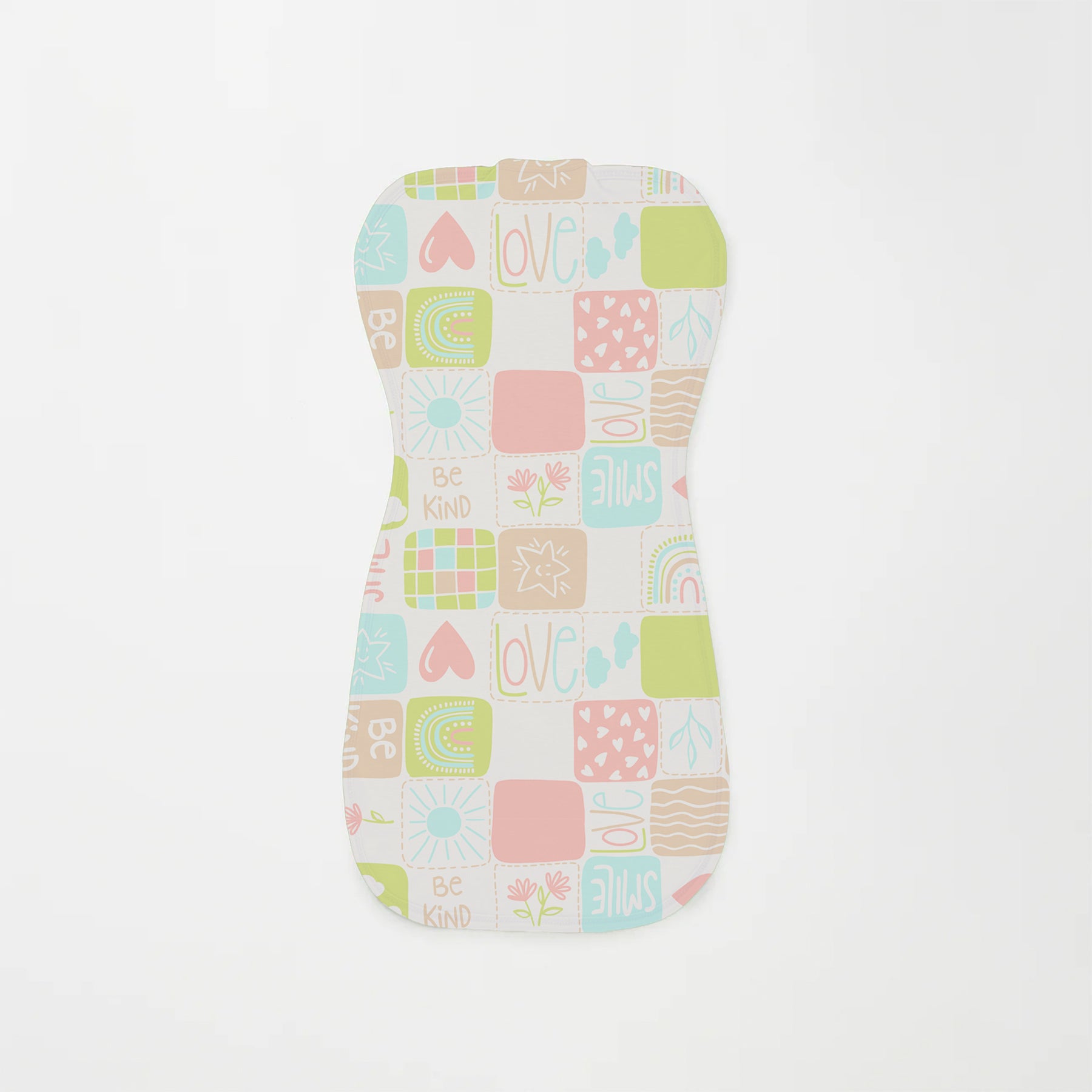 bamboo hands up swaddle pod for baby - prints