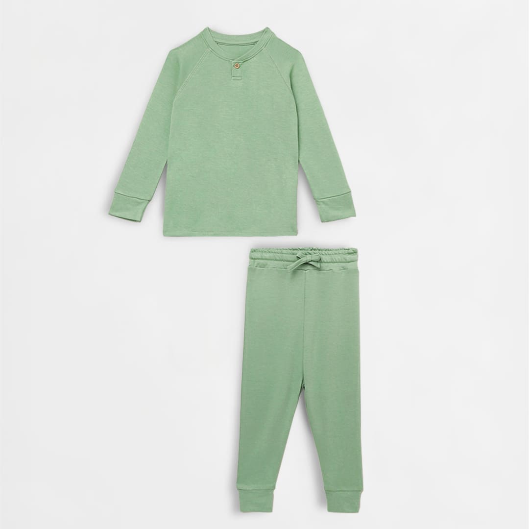 bamboo long sleeve raglan co-ord set