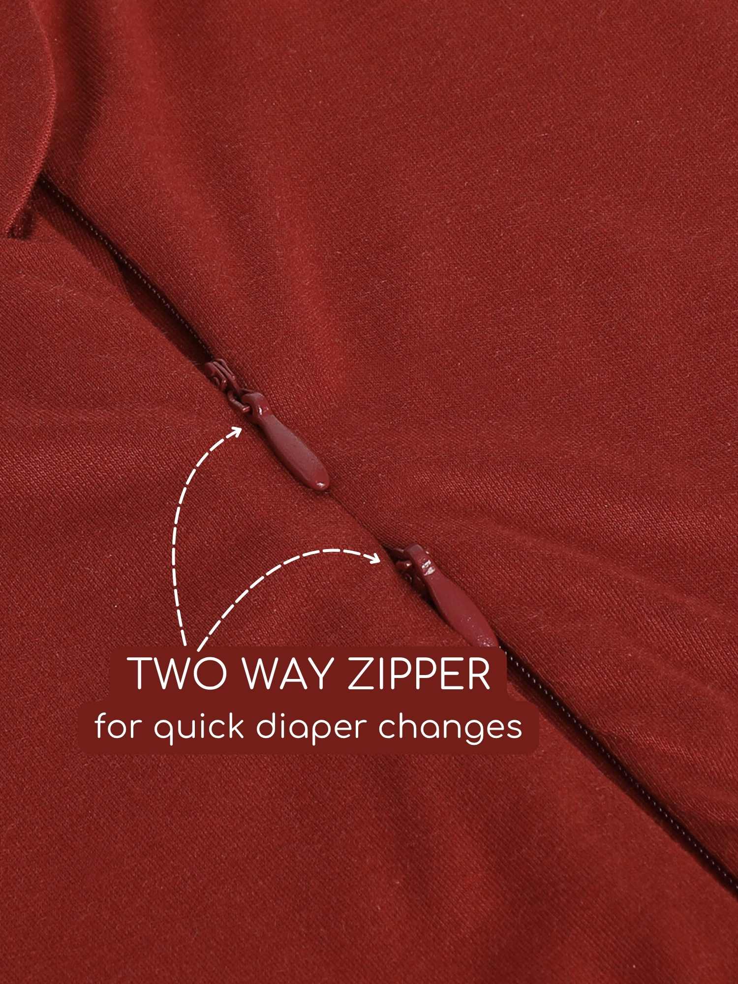 bamboo hands up swaddle pod for baby - christmas collection