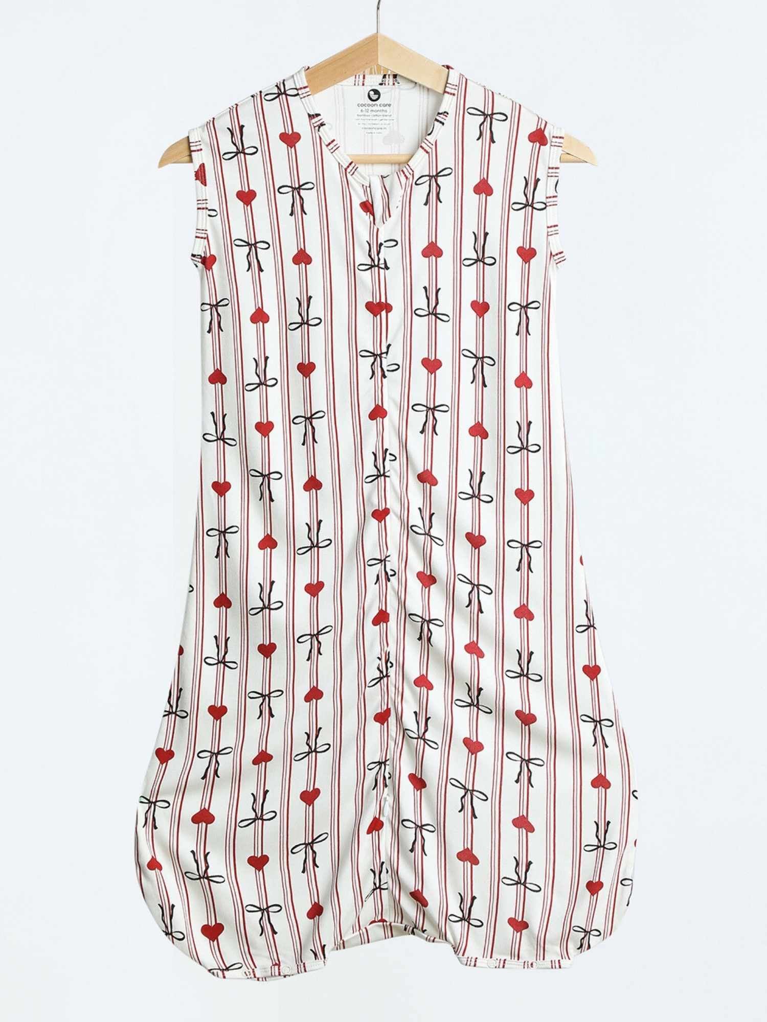 bamboo sleeping bag with foot opening - christmas collection