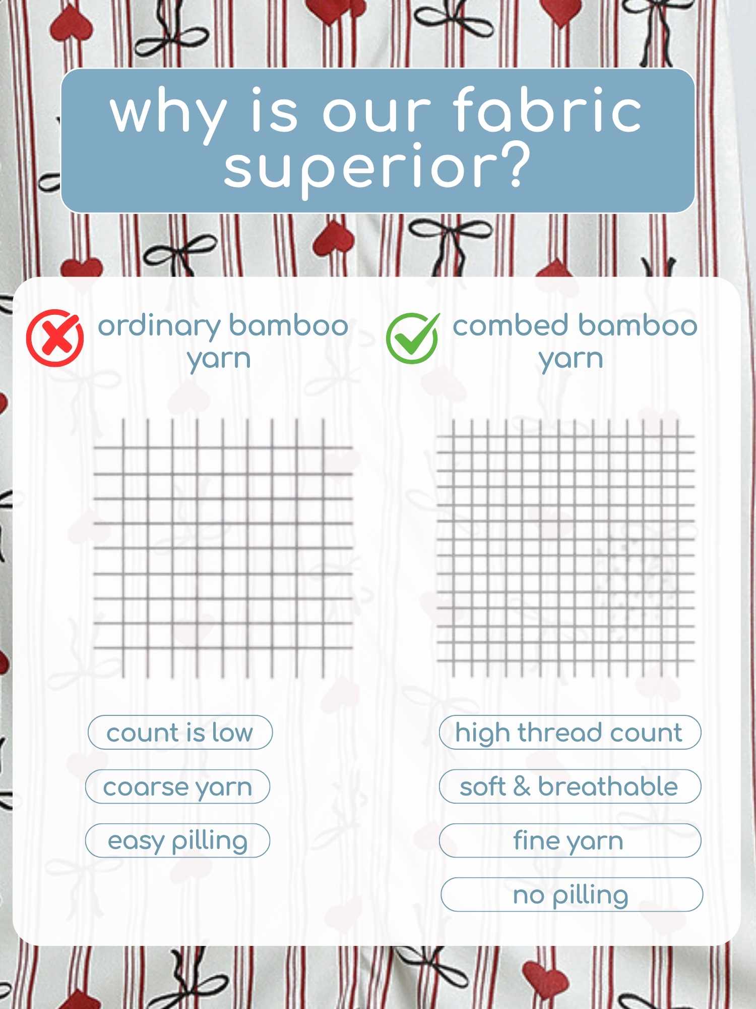 bamboo sleeping bag with foot opening - christmas collection