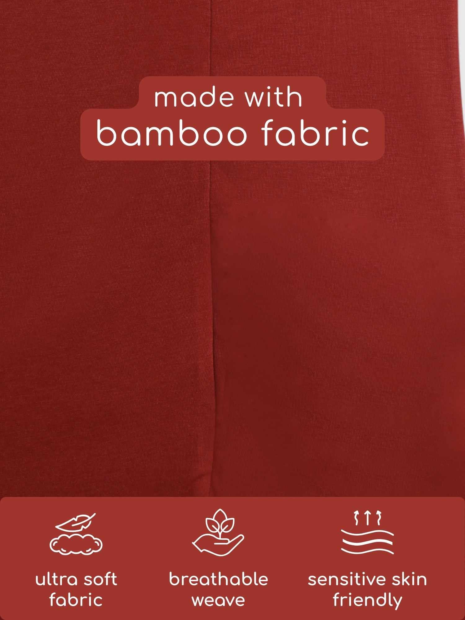 bamboo sleeping bag with foot opening - christmas collection