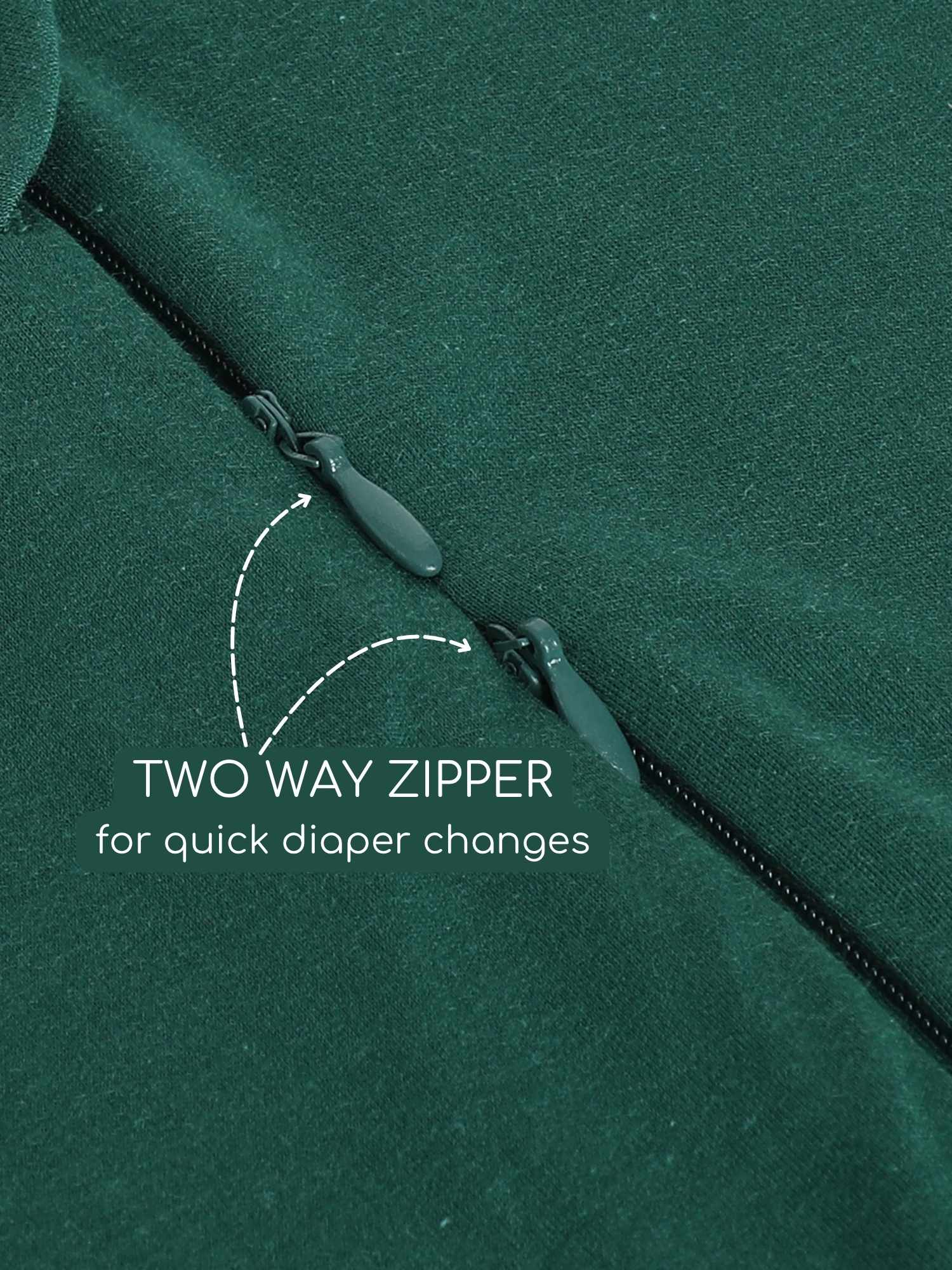 bamboo sleeping bag with foot opening - christmas collection