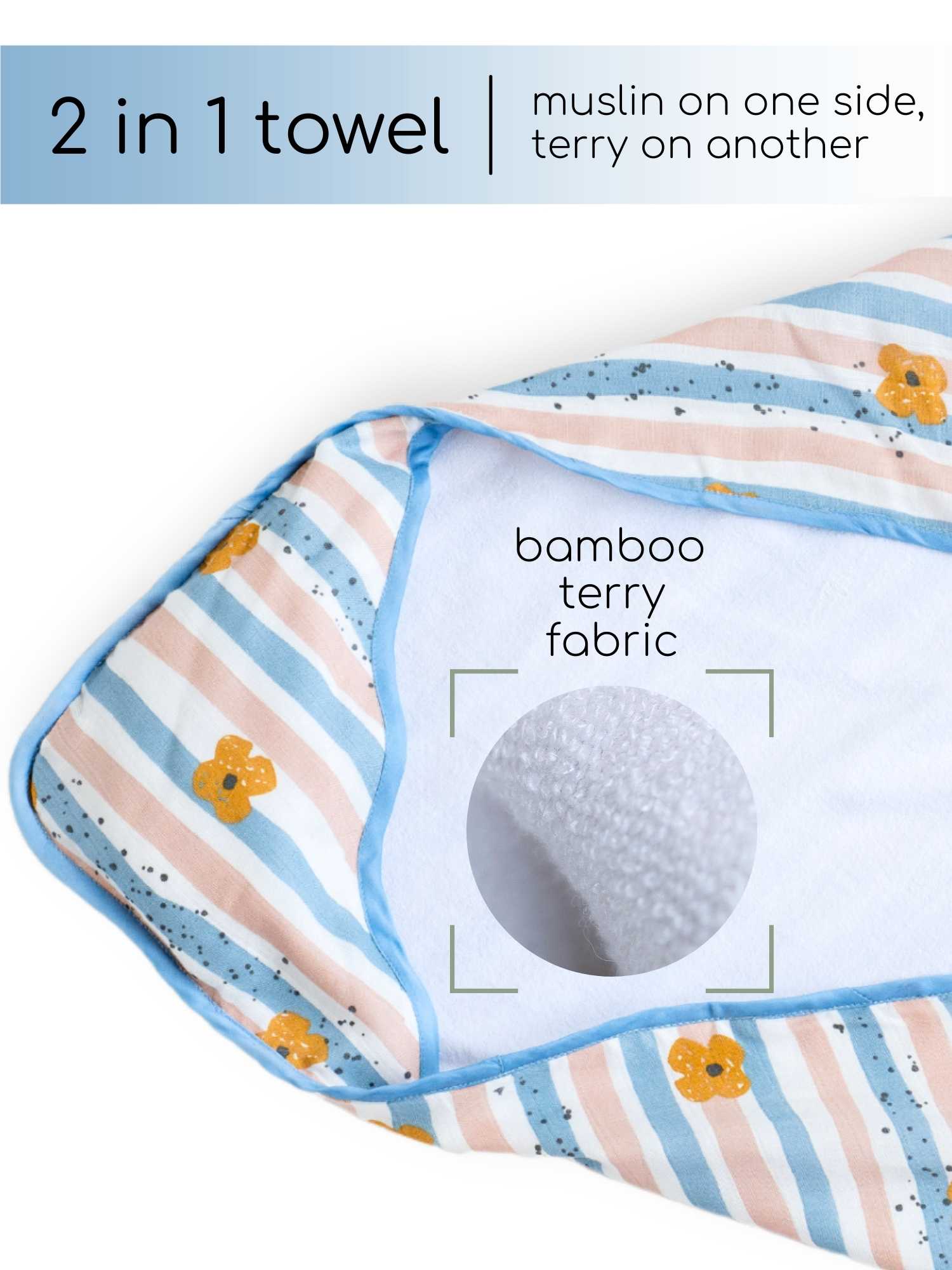 bamboo blanket & hooded towel set