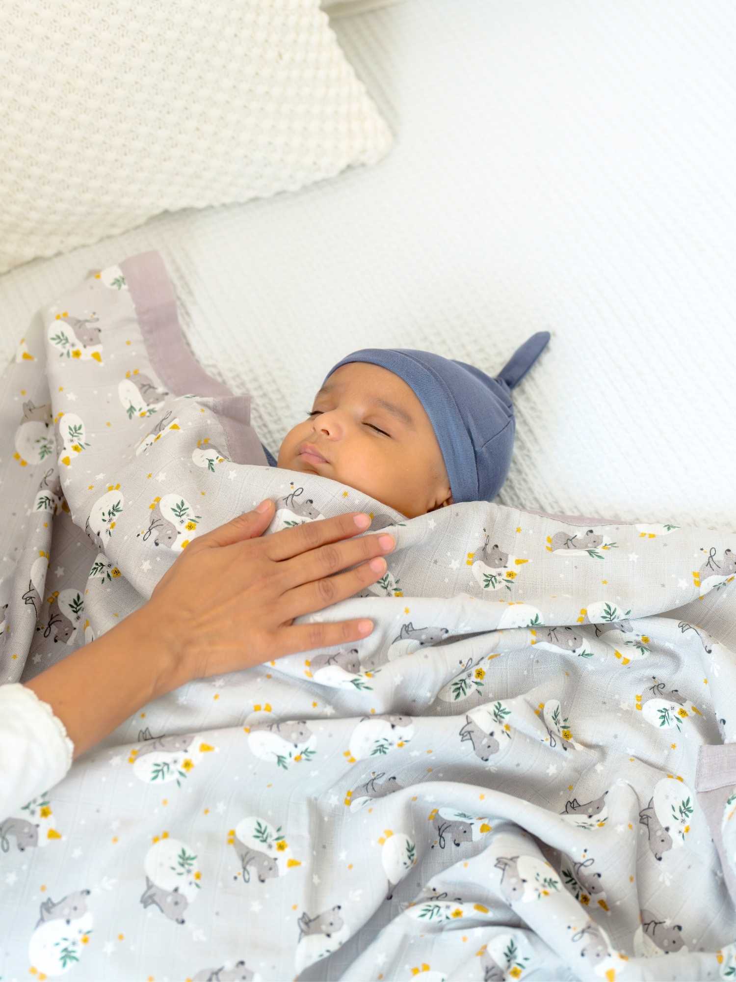 bamboo blanket & hooded towel set