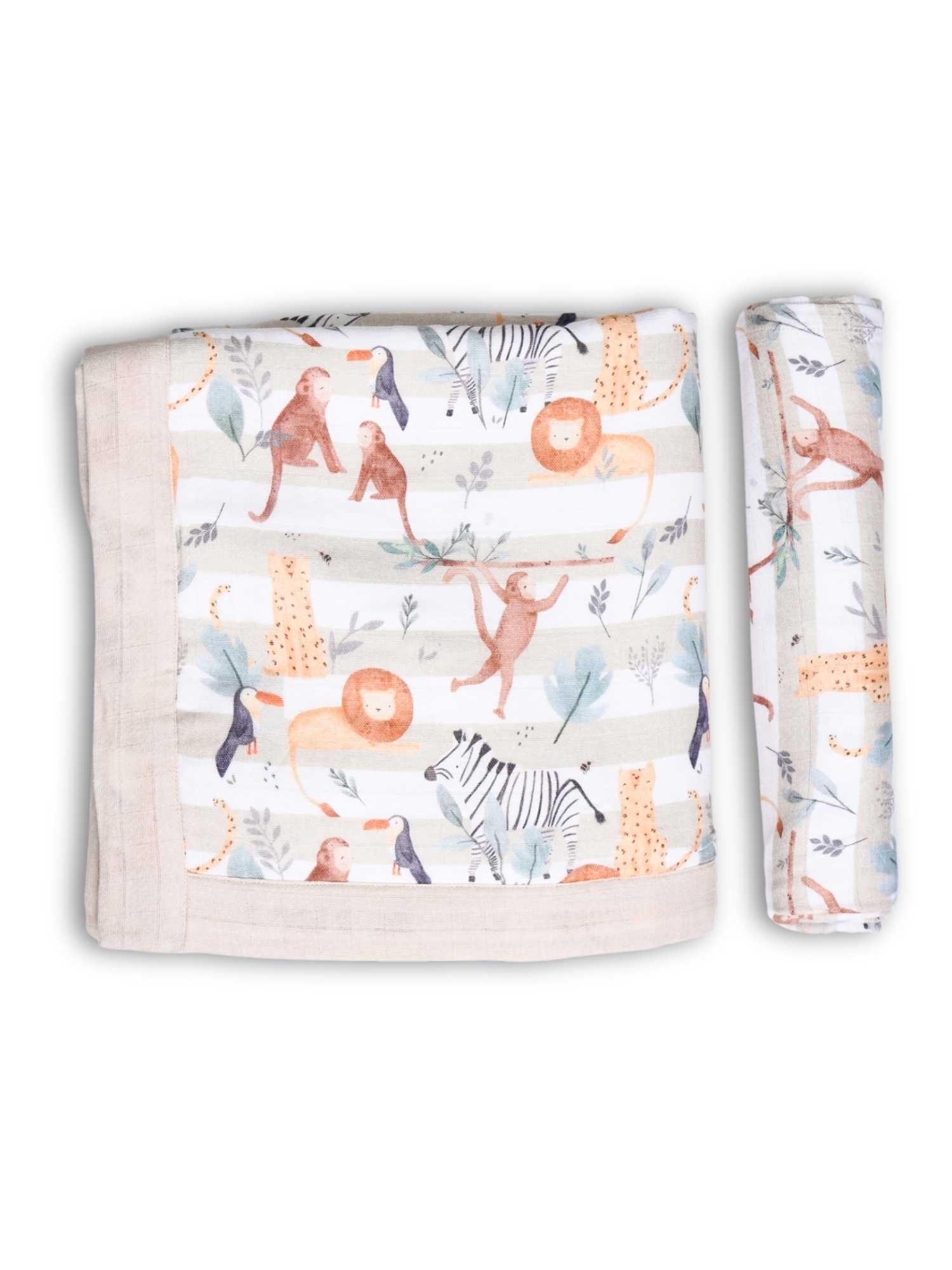bamboo blanket & swaddle set
