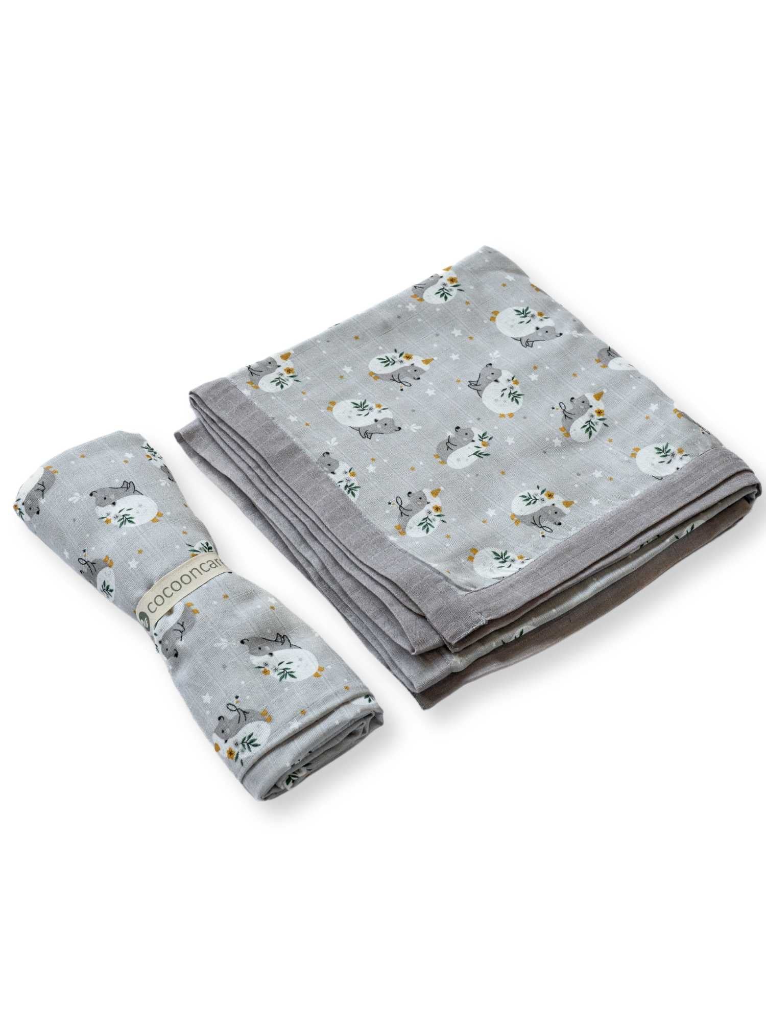 bamboo blanket & swaddle set