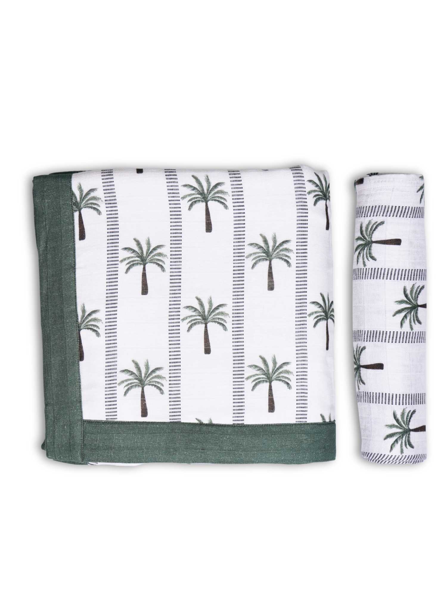 bamboo blanket & swaddle set