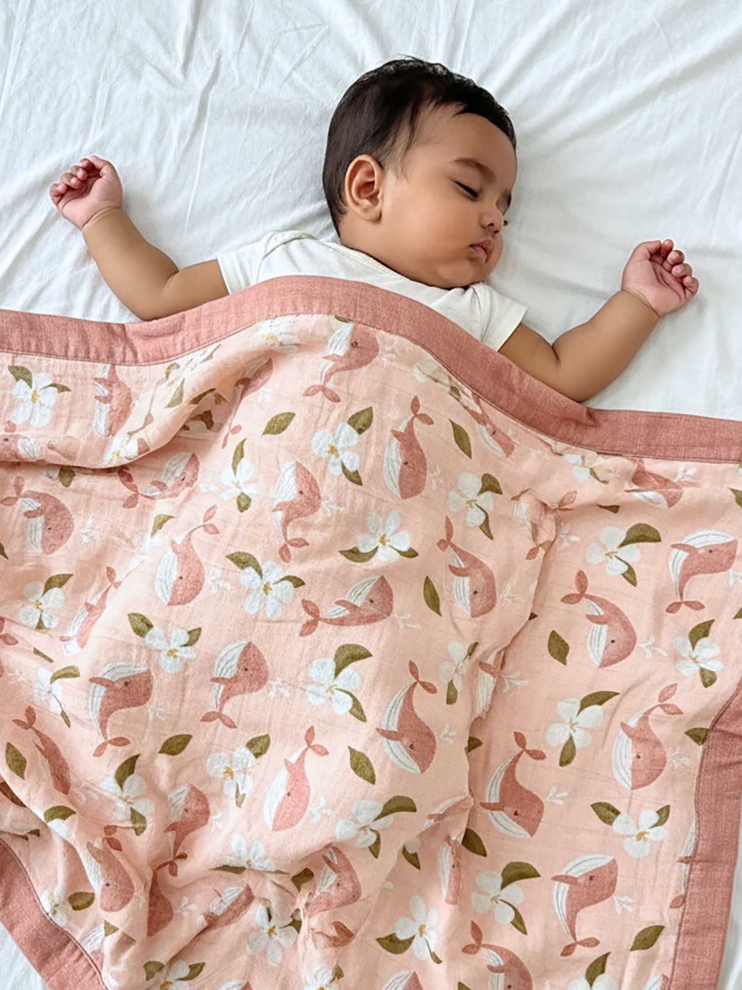 bamboo blanket & swaddle set