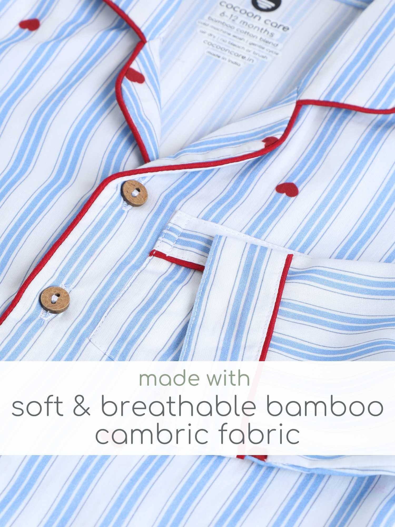 bamboo cambric nightsuit set