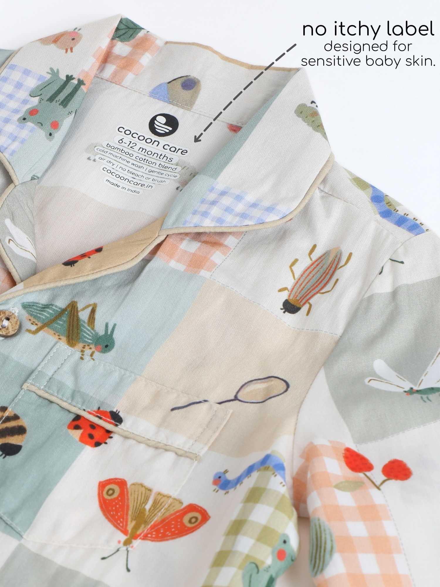 bamboo cambric nightsuit set