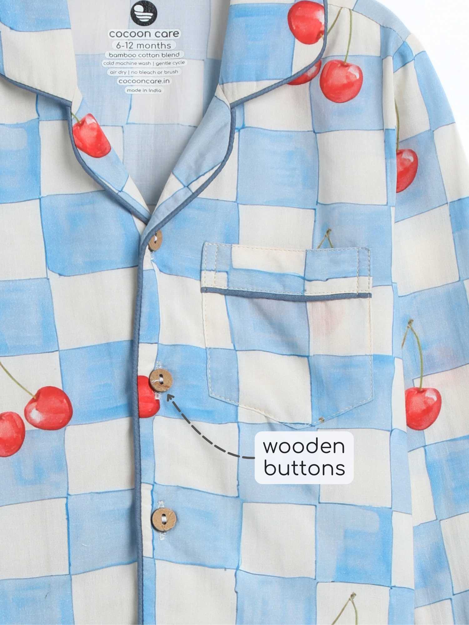 bamboo cambric nightsuit set