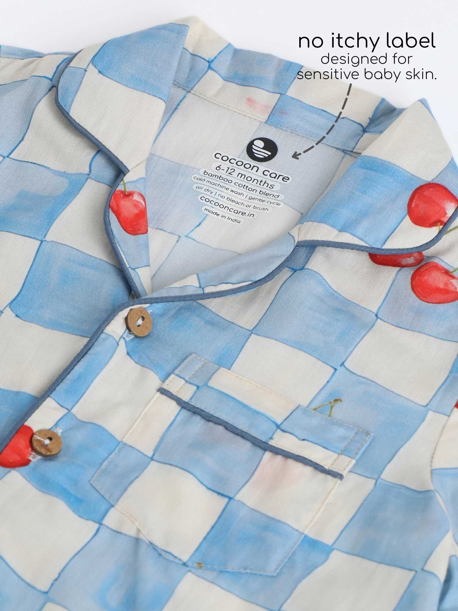 bamboo cambric nightsuit set