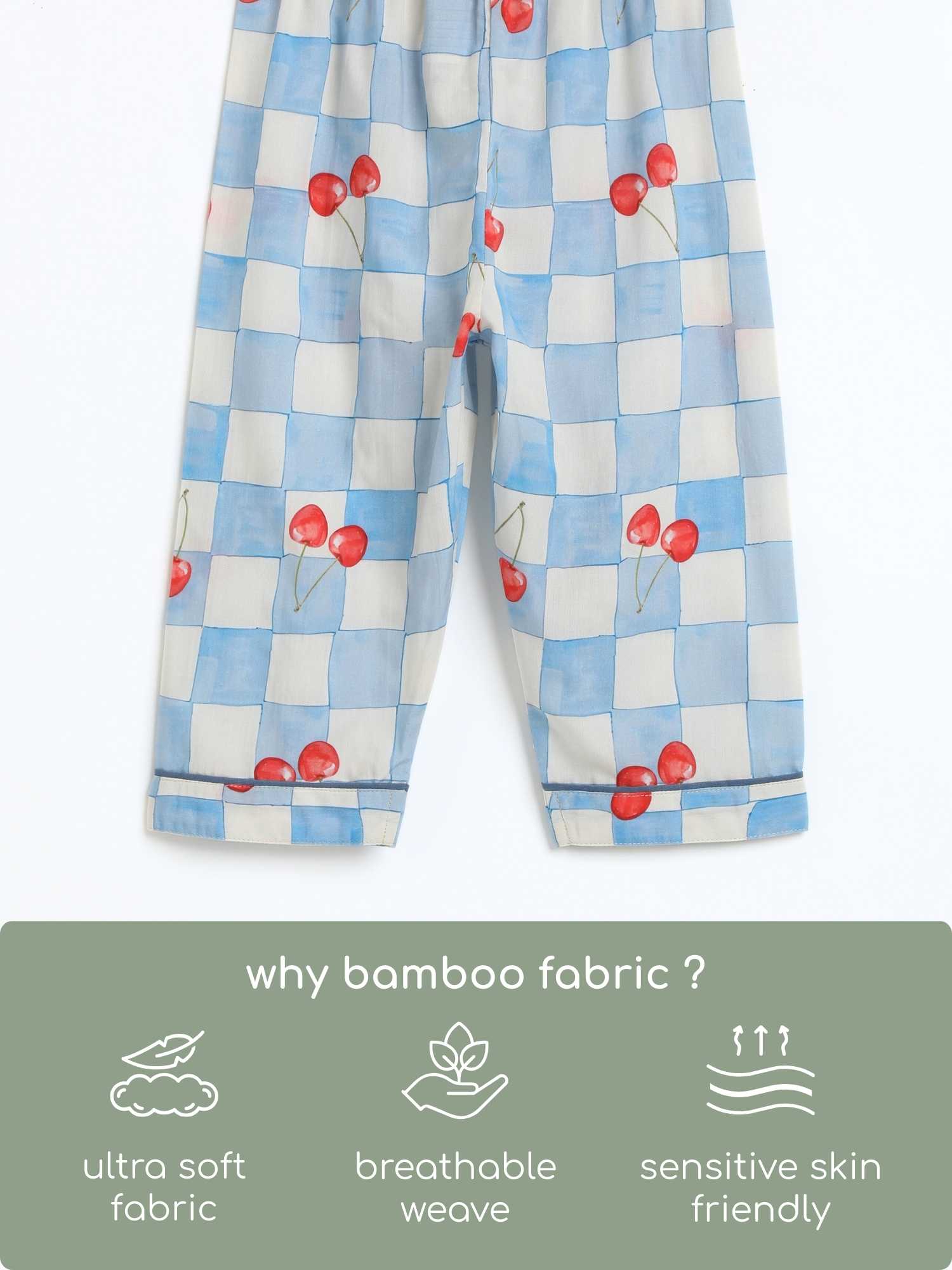 bamboo cambric nightsuit set