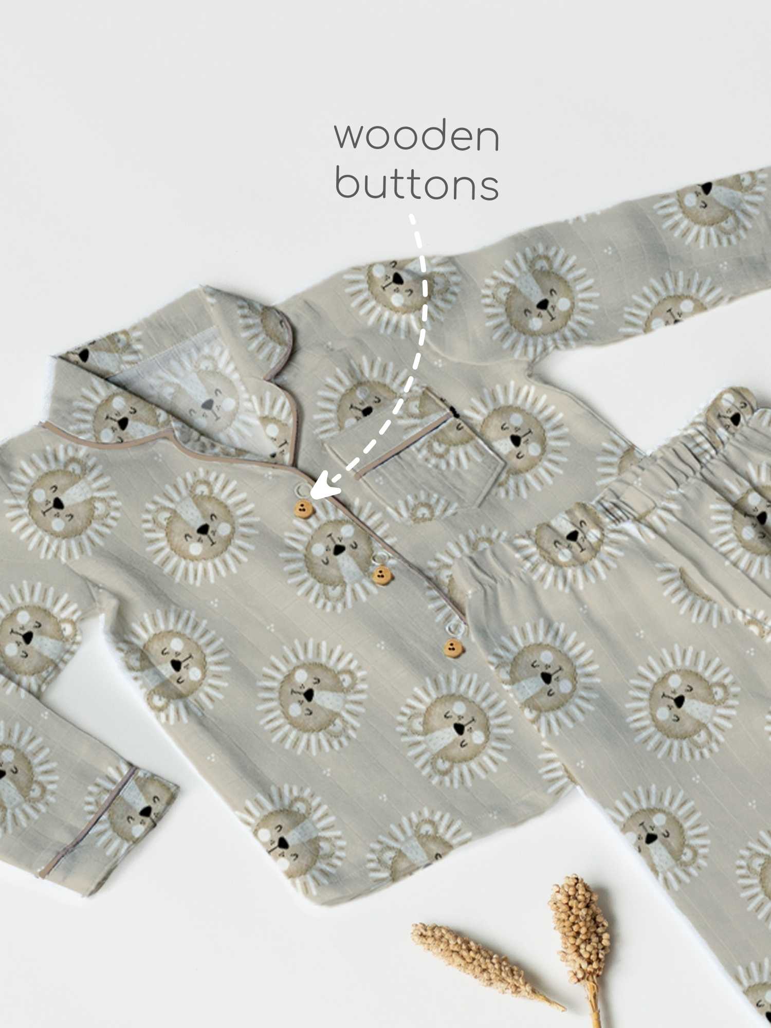 bamboo cambric nightsuit set