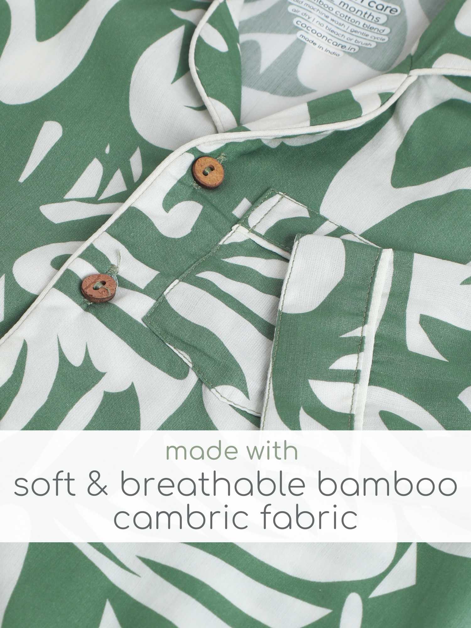 bamboo cambric nightsuit set