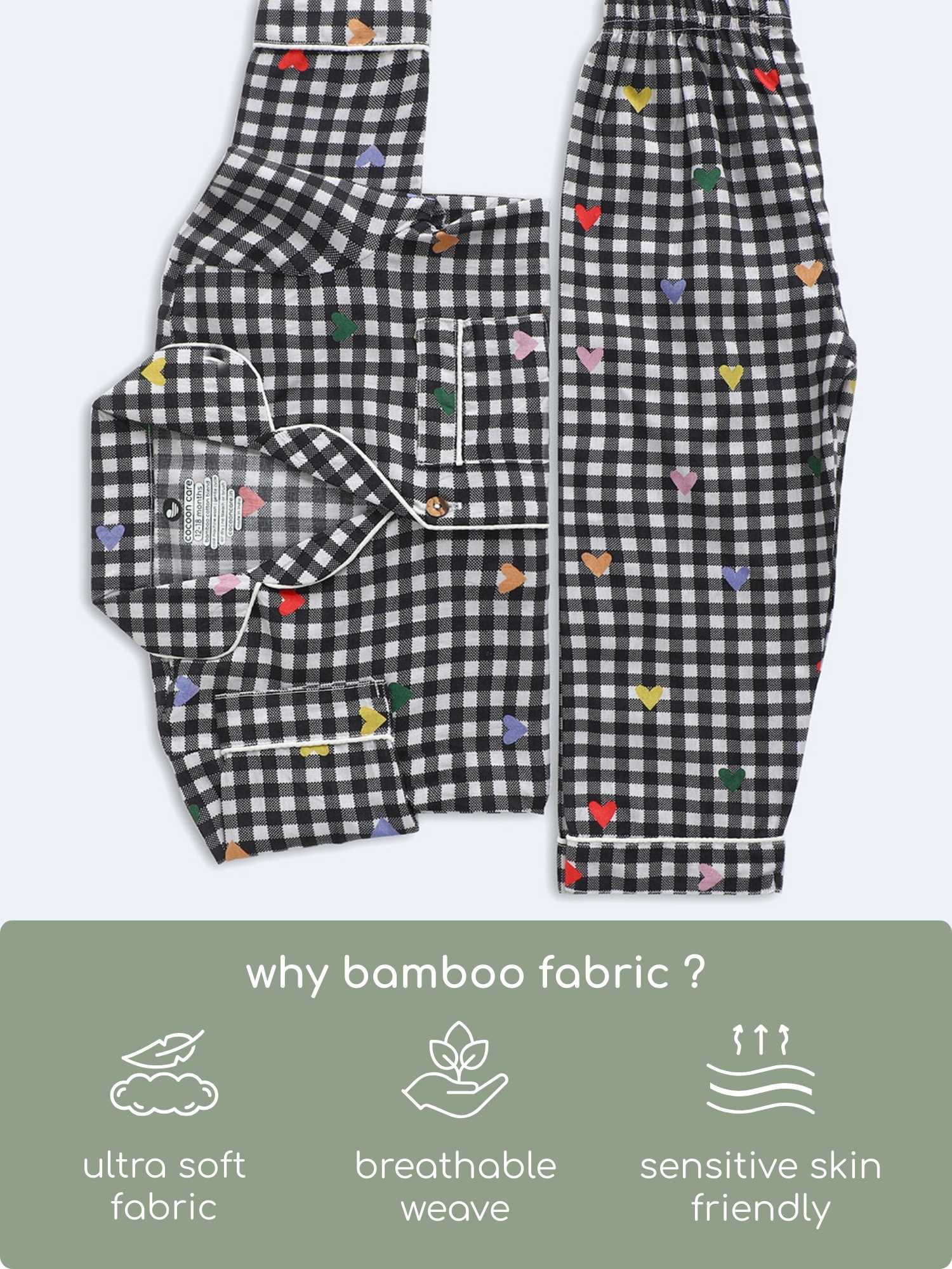 bamboo cambric nightsuit set