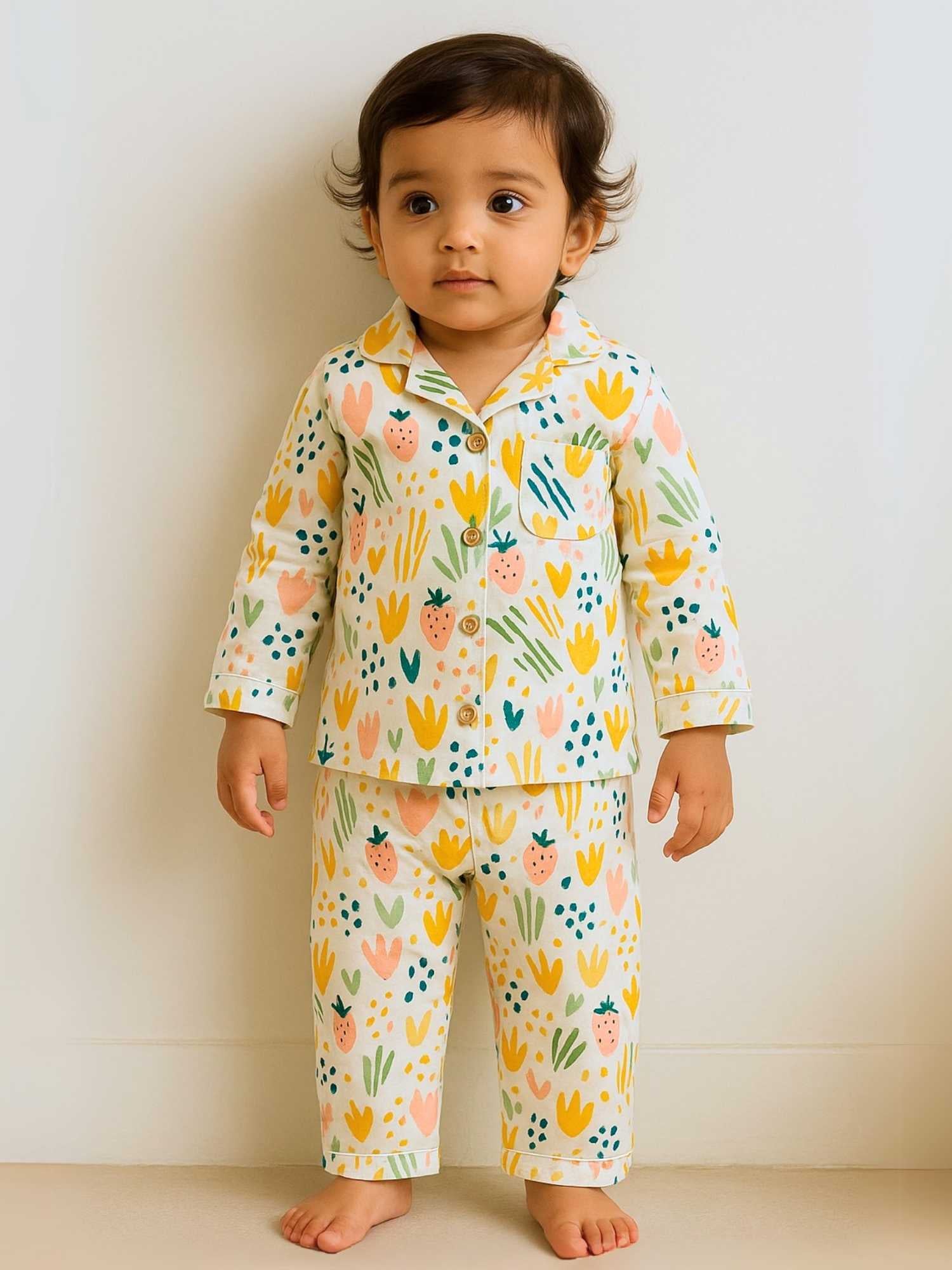 bamboo cambric nightsuit set