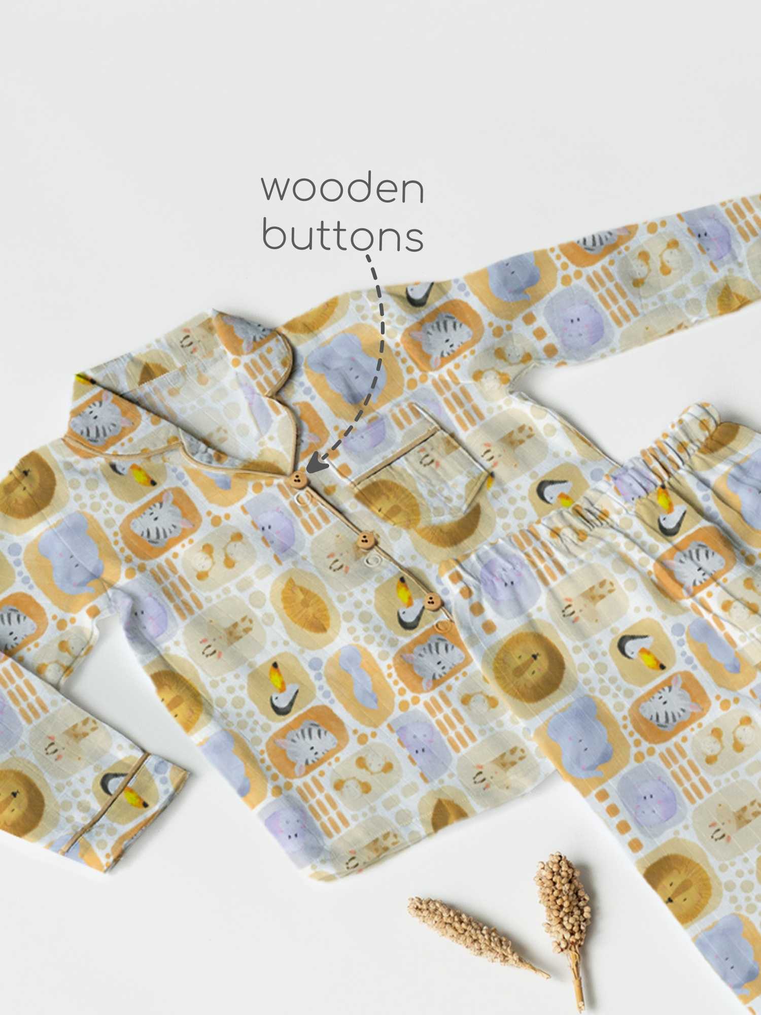 bamboo cambric nightsuit set