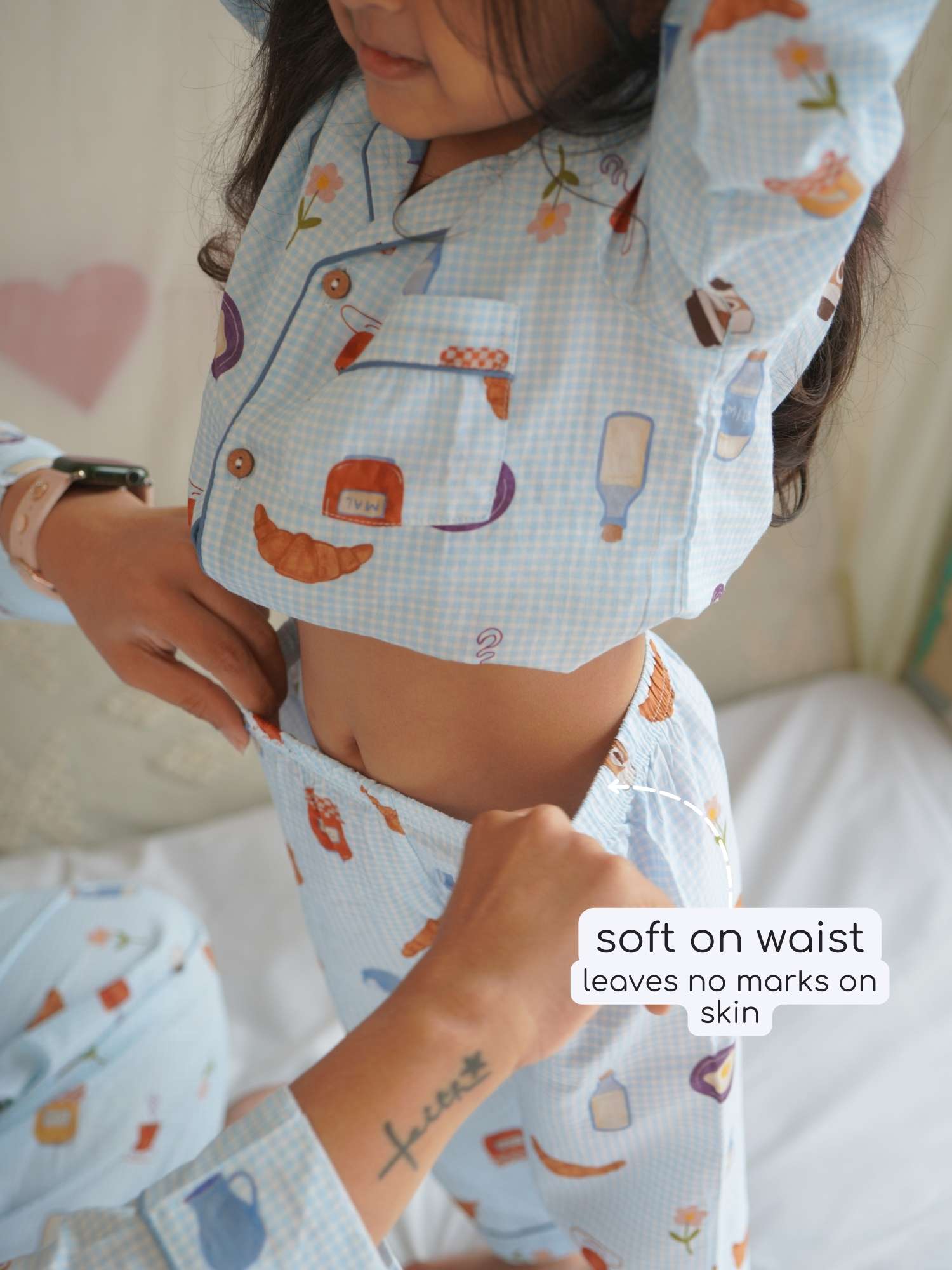 bamboo cambric nightsuit set