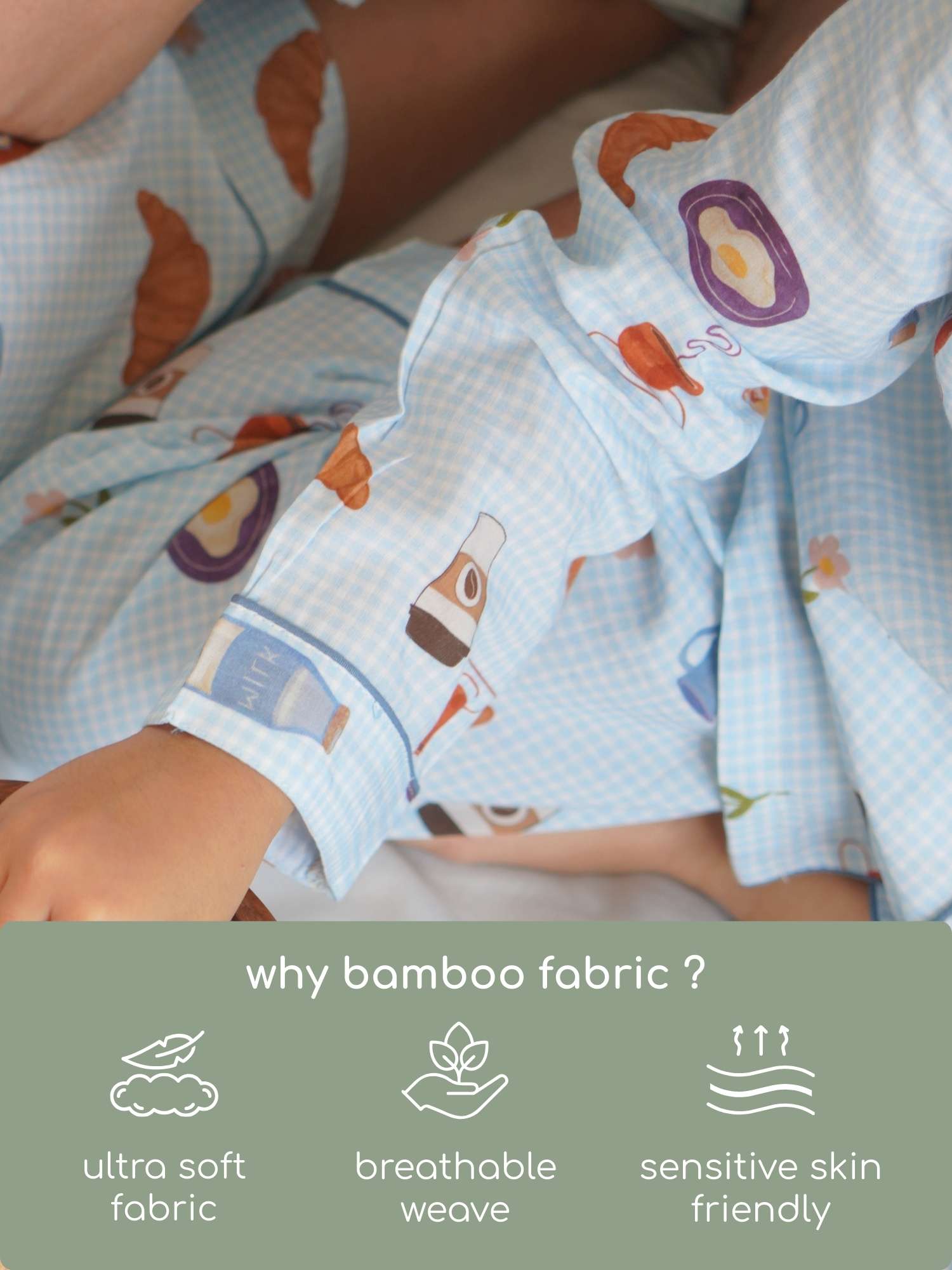bamboo cambric nightsuit set